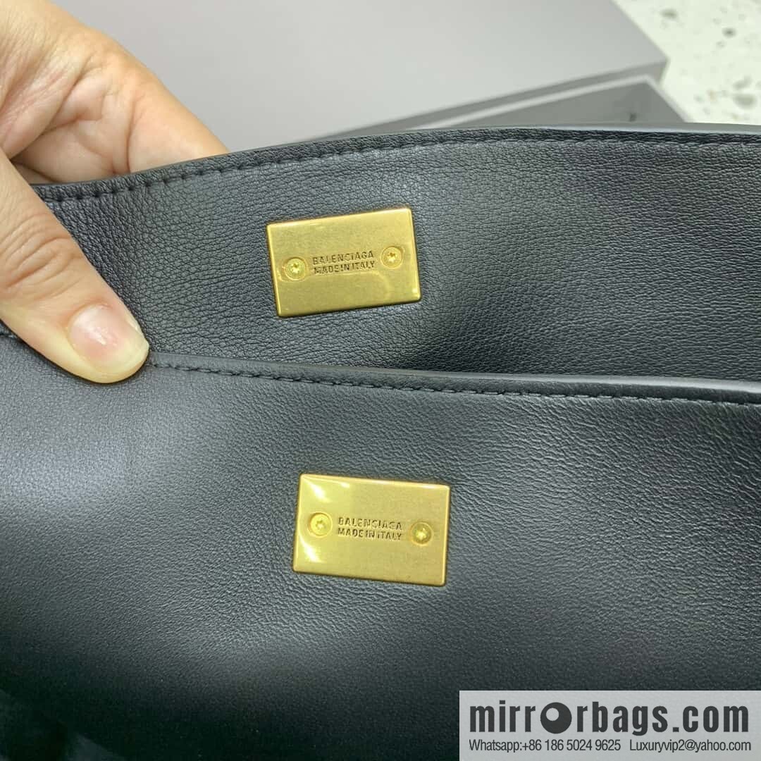 [Large black gold buckle 】 𝐁𝐀𝐋𝐄𝐍𝐂𝐈𝐀𝐆𝐀 𝐑𝐎𝐃𝐄𝐎 𝐁𝐀𝐆 series handbag model number: 78972