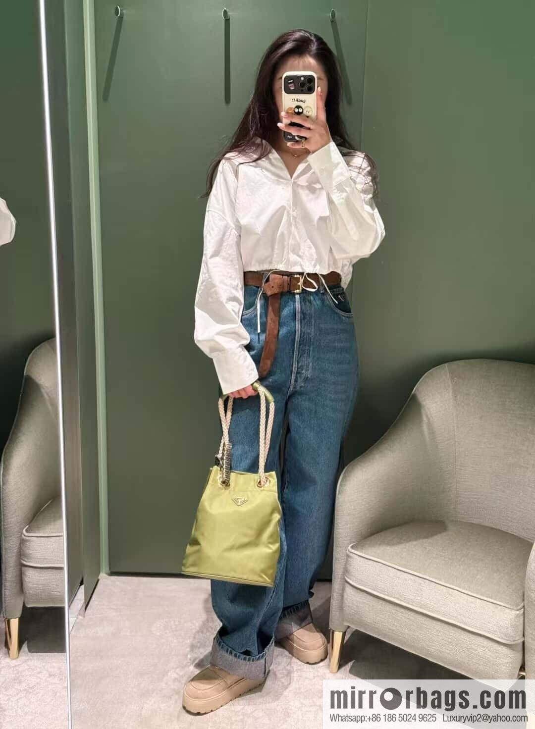PRADA 🎉 new bucket bag 🎉 1BE082 catwalk model🎉🎉