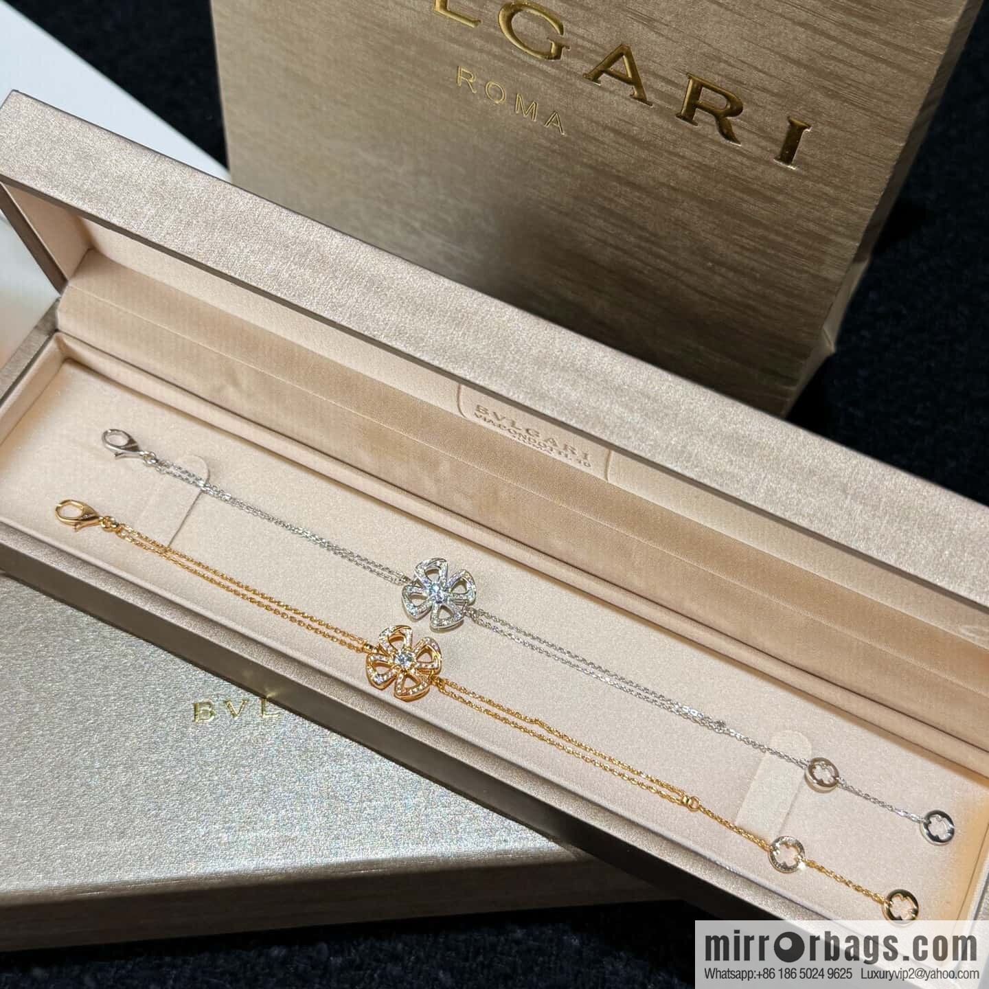 BVLGARI FIOREVER series four-leaf clover bracelet