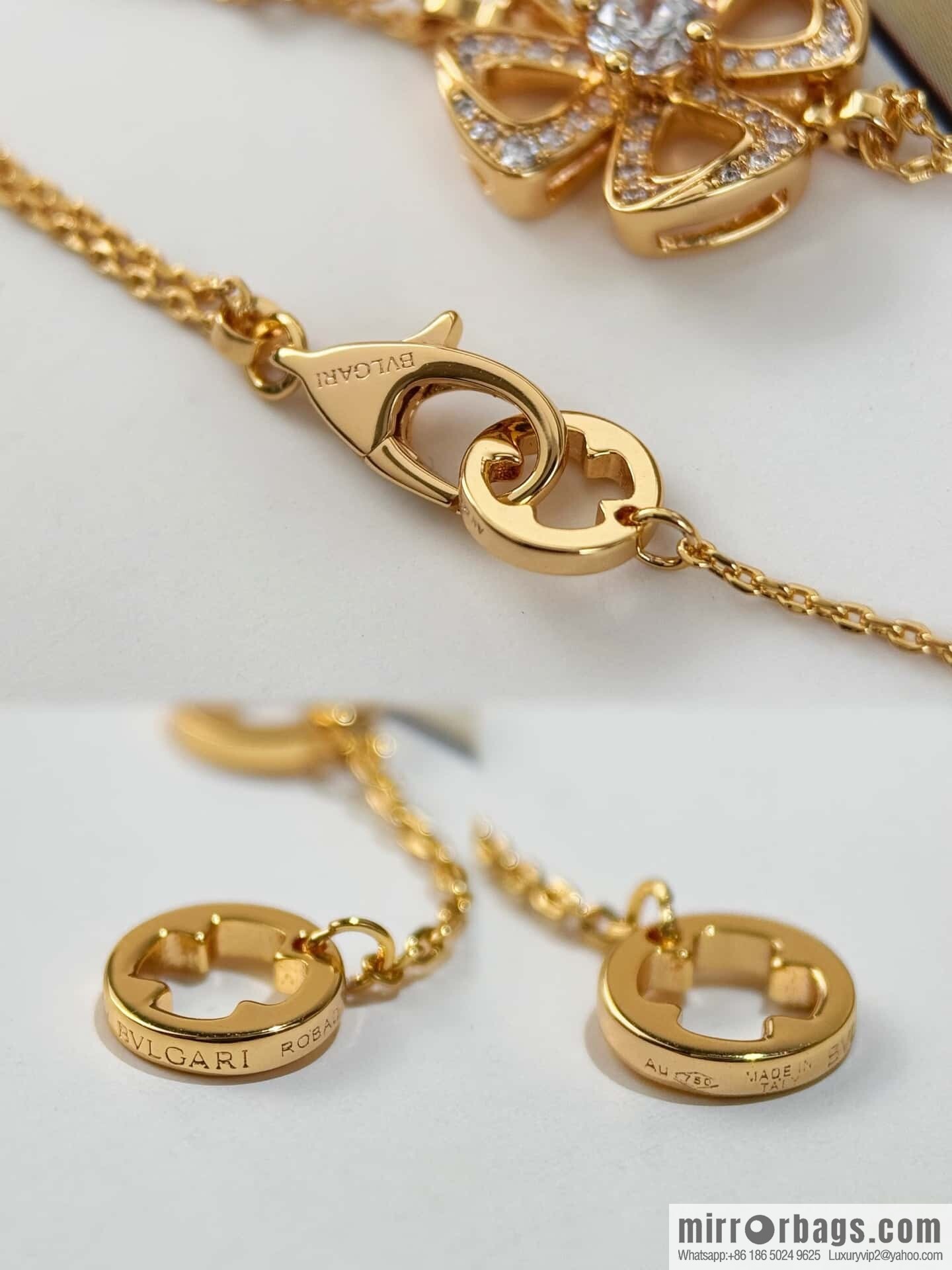 BVLGARI FIOREVER series four-leaf clover bracelet