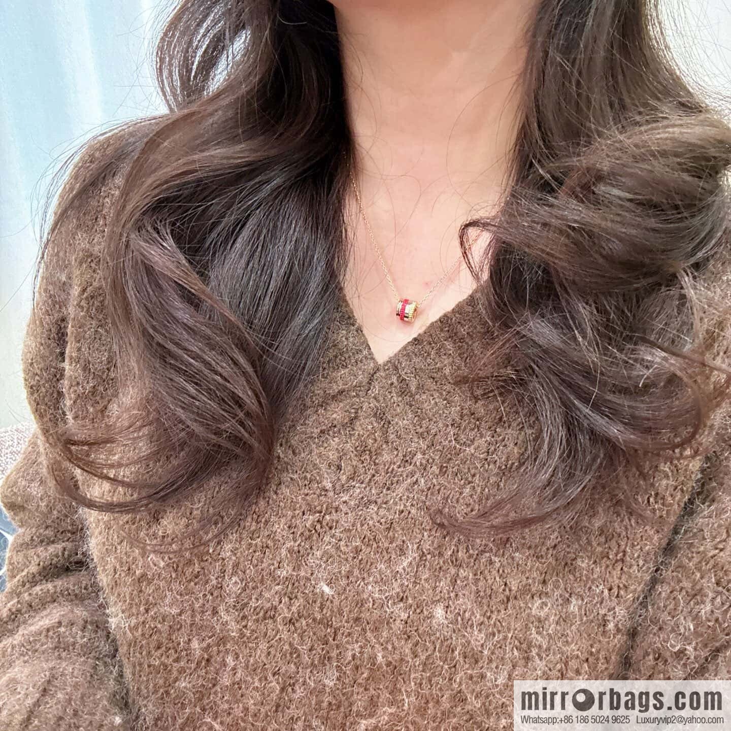 ❗New ❗️ ☀ new BOUCHERON/Boucheron Quatre Classique series, Zhou Dongyu same style, ceramic necklace ☀