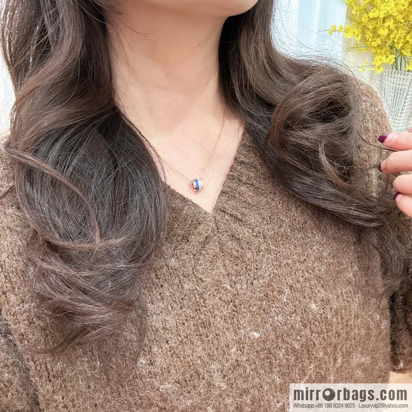 ❗New ❗️ ☀ new BOUCHERON/Boucheron Quatre Classique series, Zhou Dongyu same style, ceramic necklace ☀