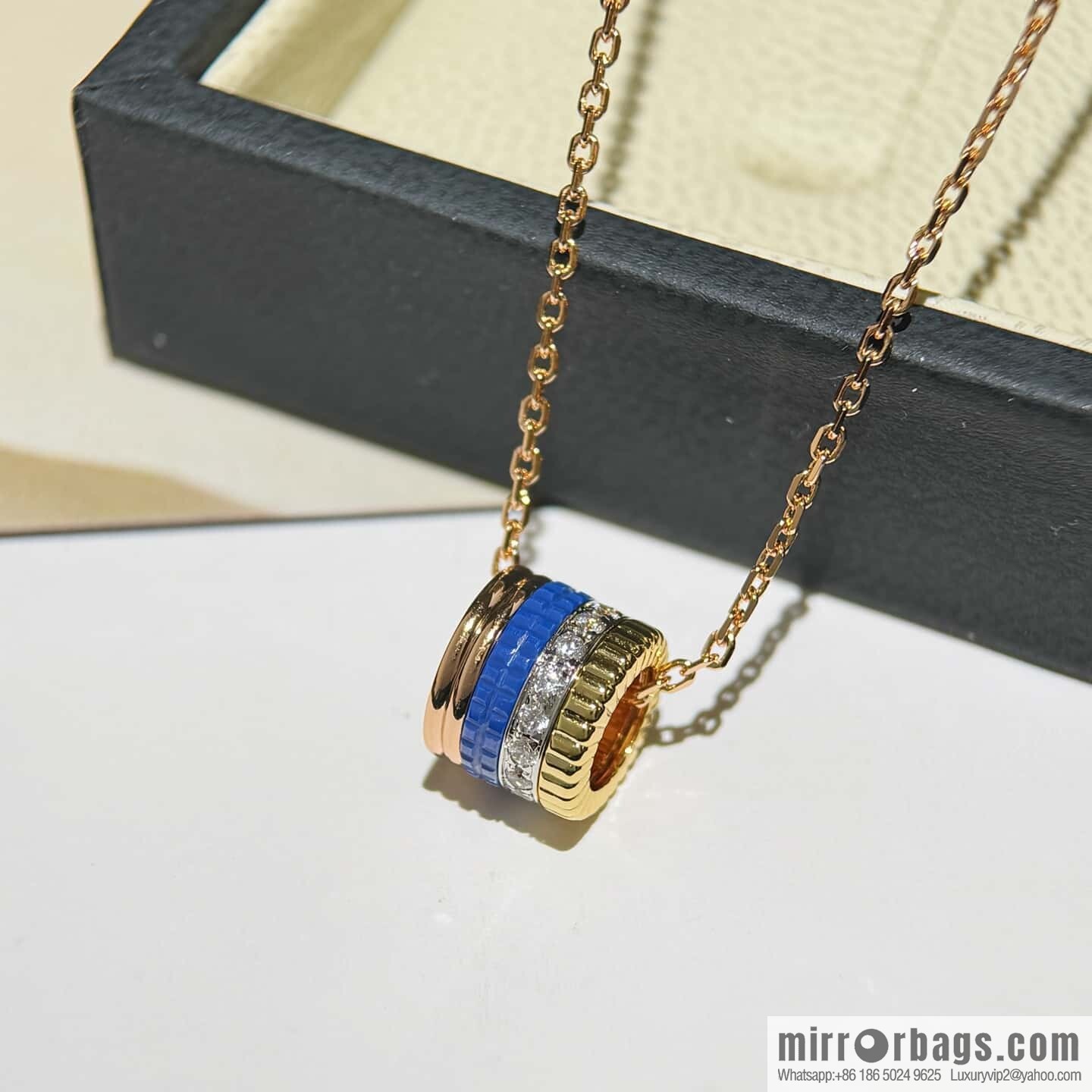 ❗New ❗️ ☀ new BOUCHERON/Boucheron Quatre Classique series, Zhou Dongyu same style, ceramic necklace ☀