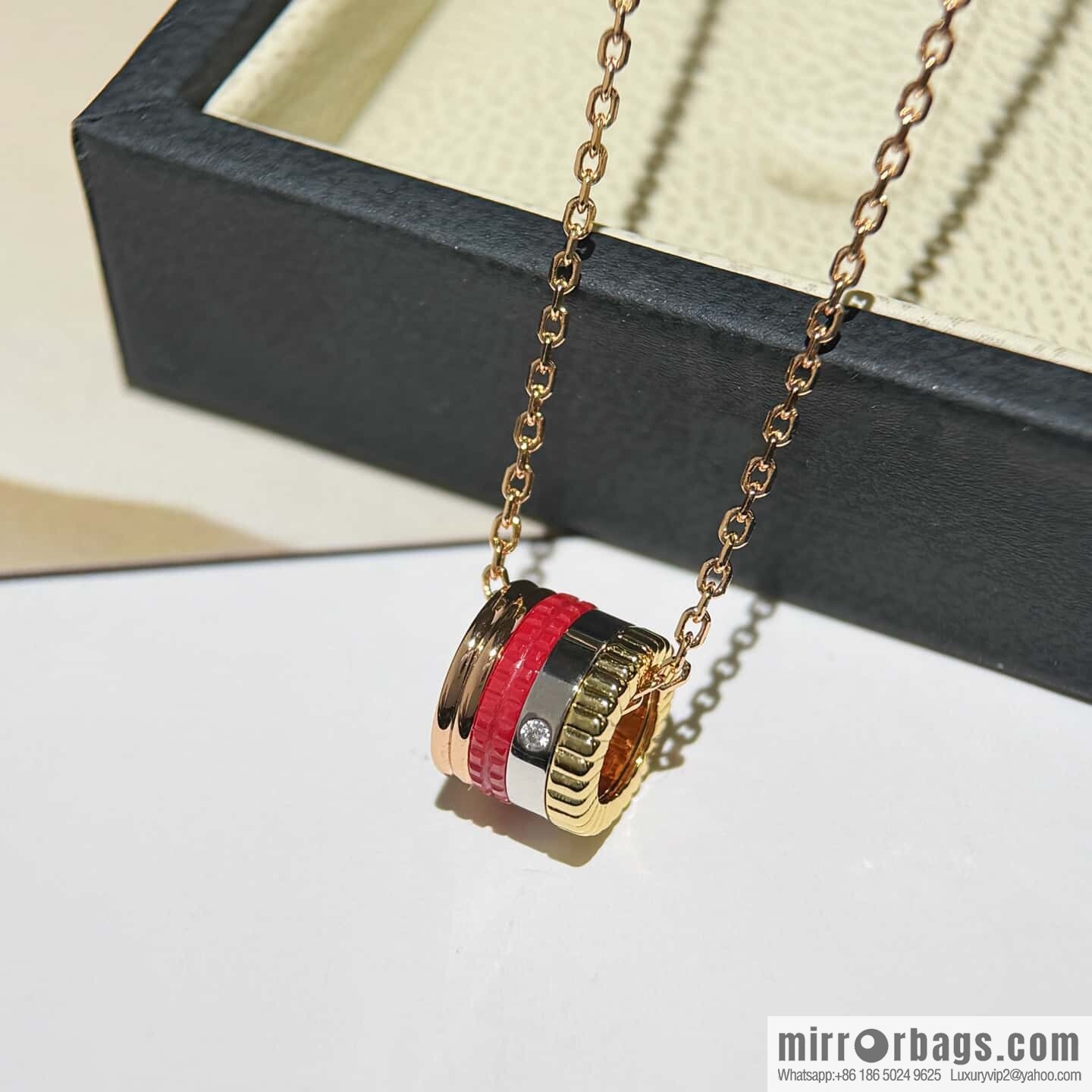 ❗New ❗️ ☀ new BOUCHERON/Boucheron Quatre Classique series, Zhou Dongyu same style, ceramic necklace ☀