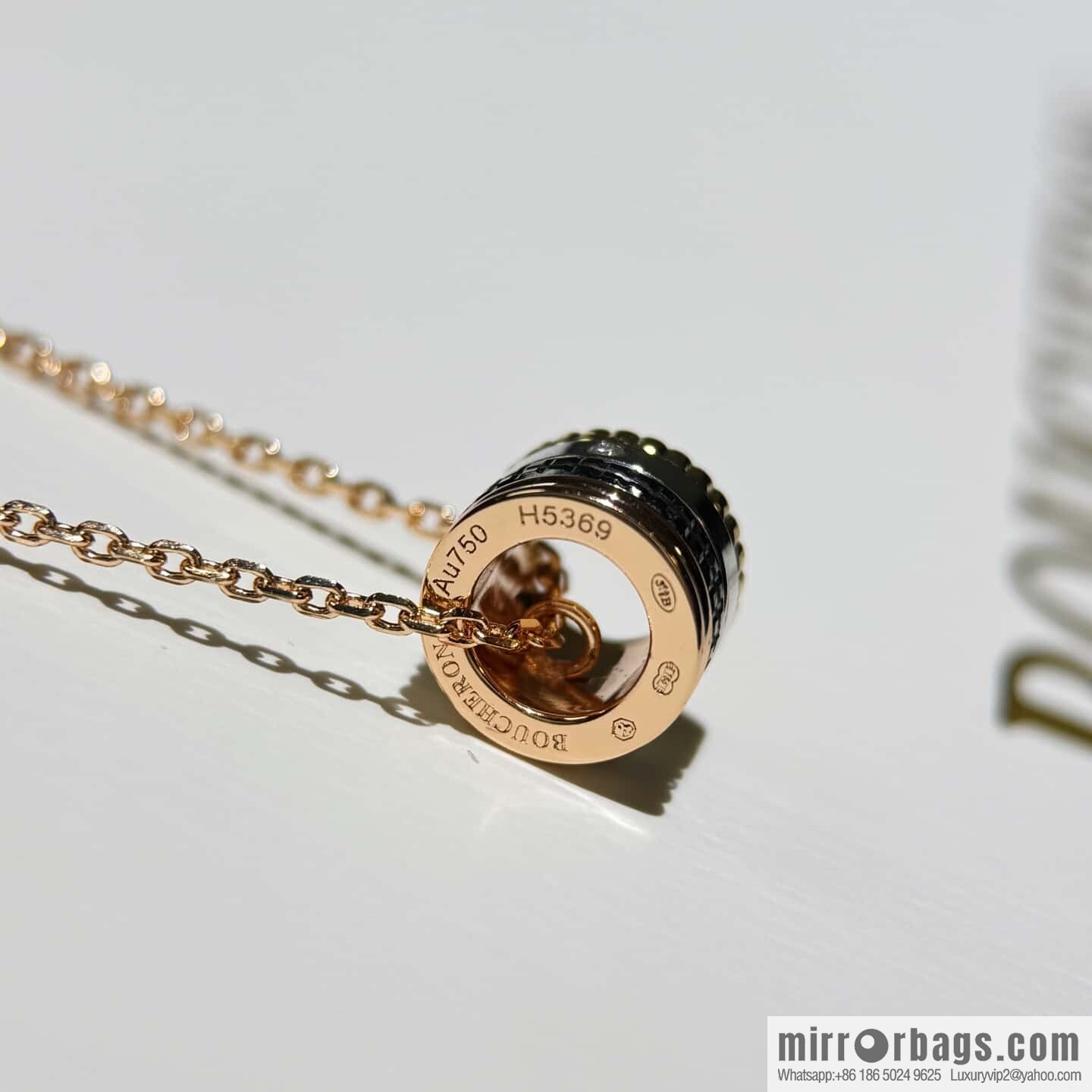 ❗New ❗️ ☀ new BOUCHERON/Boucheron Quatre Classique series, Zhou Dongyu same style, ceramic necklace ☀