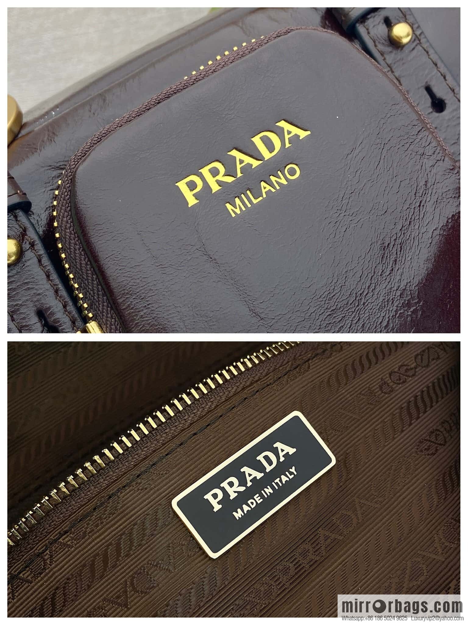 PRADA 🎉 new oil wax leather 🎉 1BB138 large🎉🎉