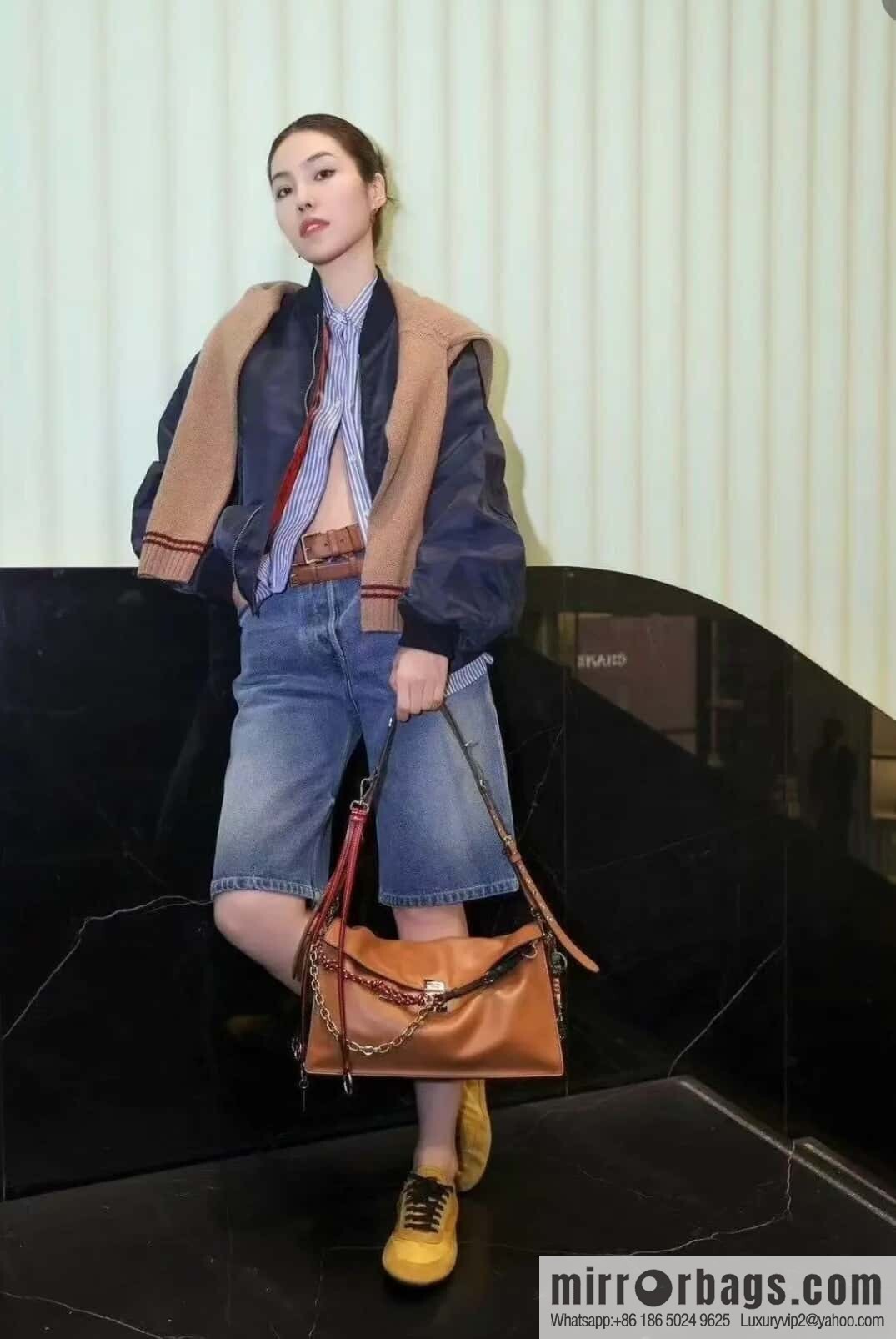 PRADA 🎉 new 🎉 1BD378 large 🎉🎉 brown