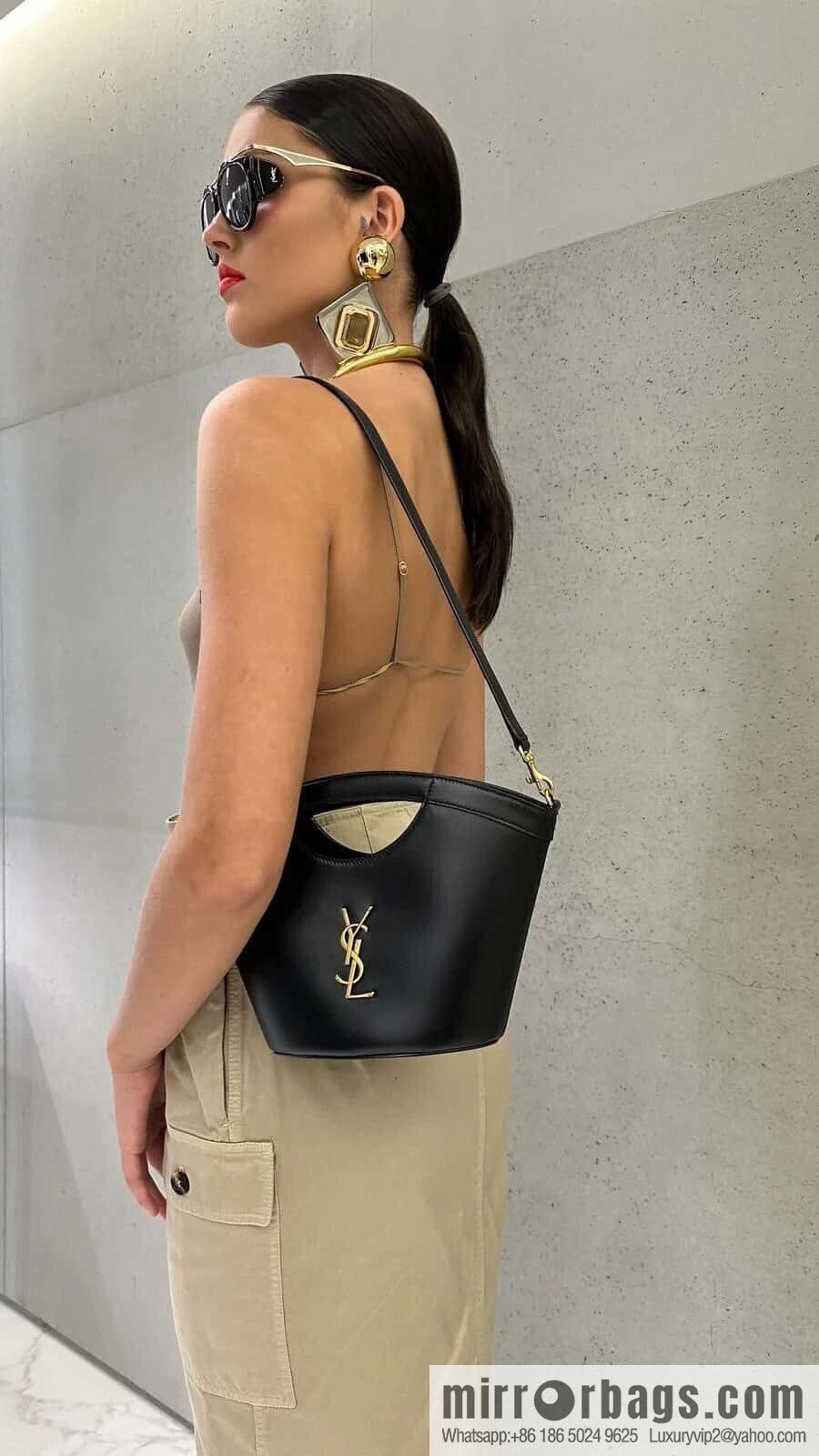 YSL new smooth leather mini tote bag 791069