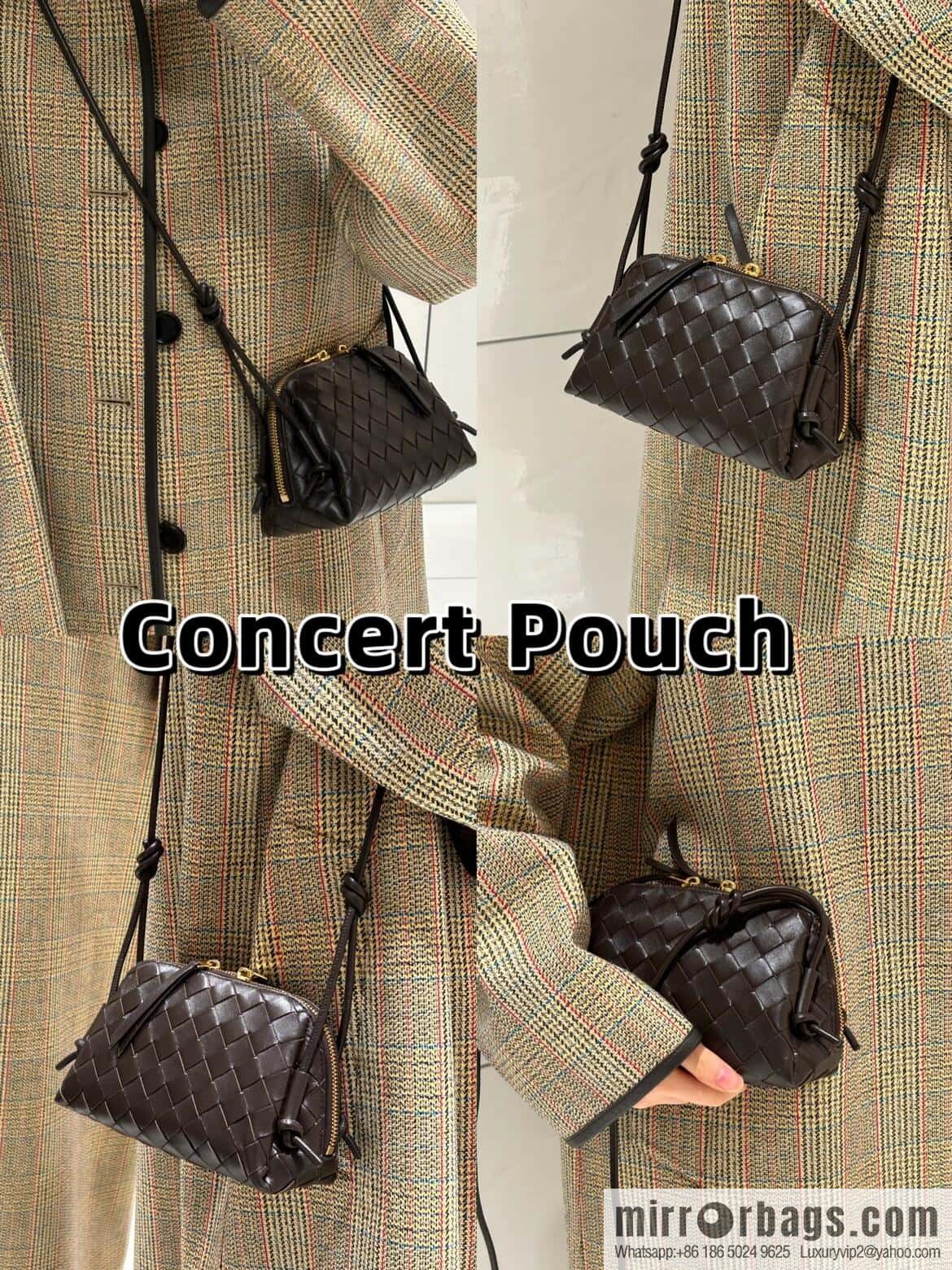 BV Shell Bag Concert 794258 Chocolate Brown