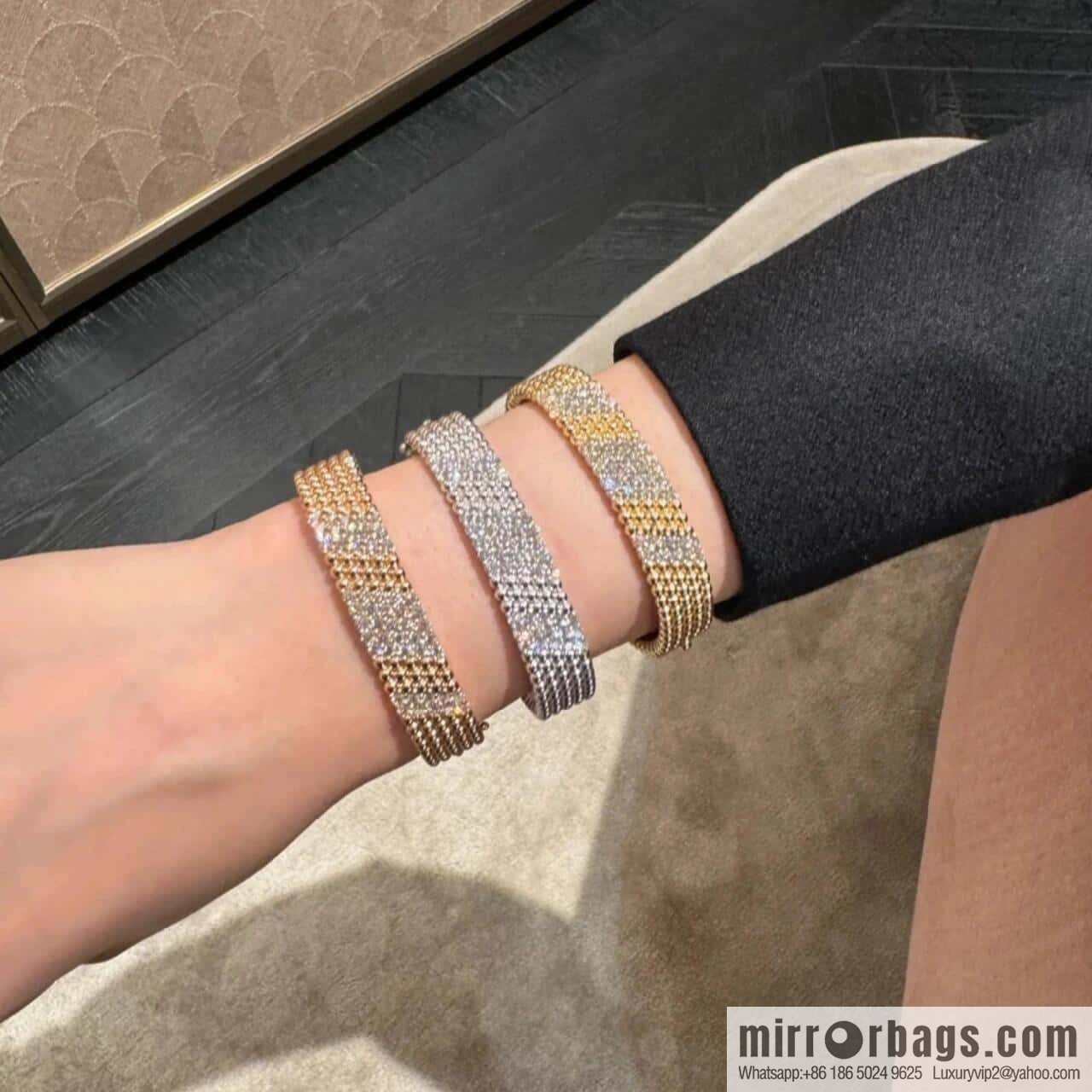 ❗️New ❗️ ☀️ Original ☀️ Van Cleef & Arpels Five Row Diamond Bracelet ☀️