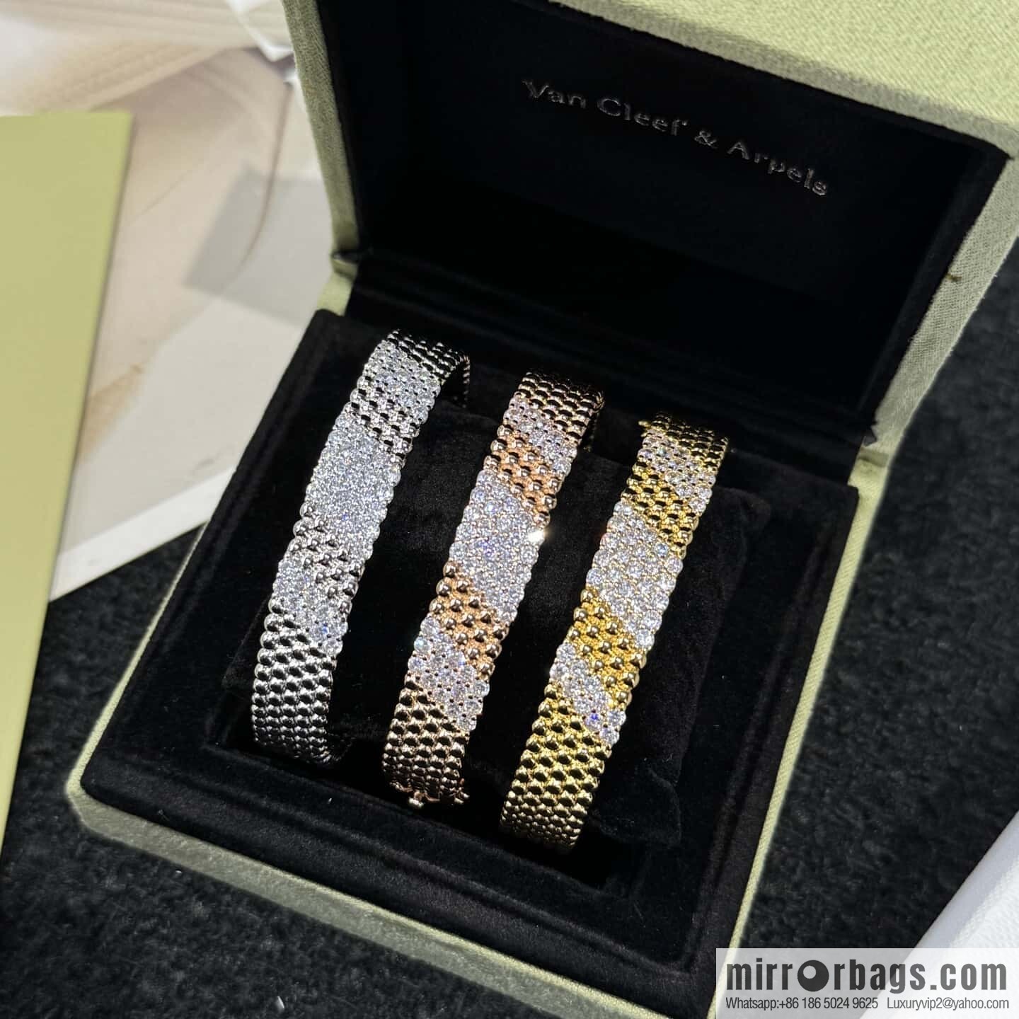 ❗️New ❗️ ☀️ Original ☀️ Van Cleef & Arpels Five Row Diamond Bracelet ☀️