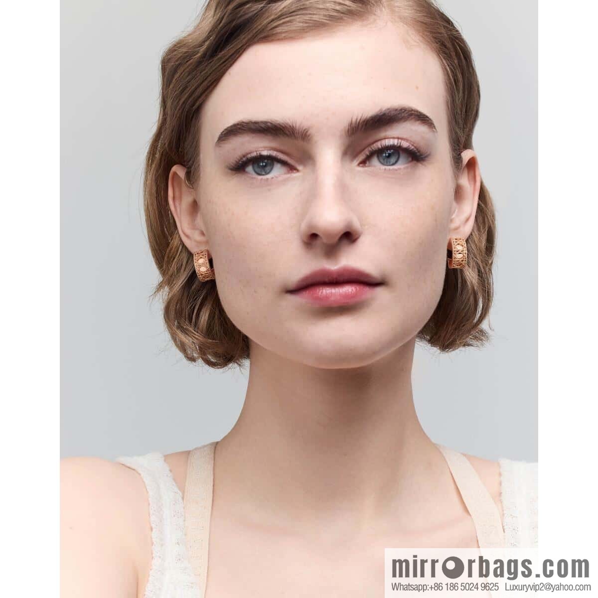 ❗️New ❗️☀️ New ☑️ Dior MY DIOR series, diamond stud earrings ☀️