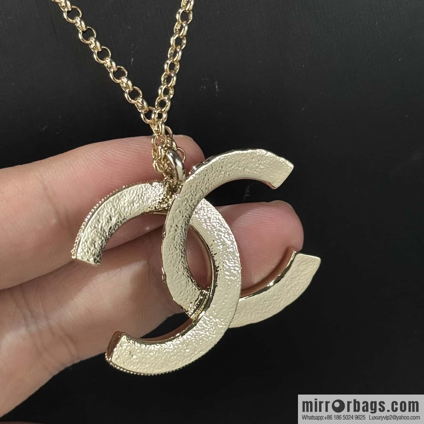 ❗️New ❗️ ☀️ New ☑️ Chanel Double C Full Diamond Necklace ☀️