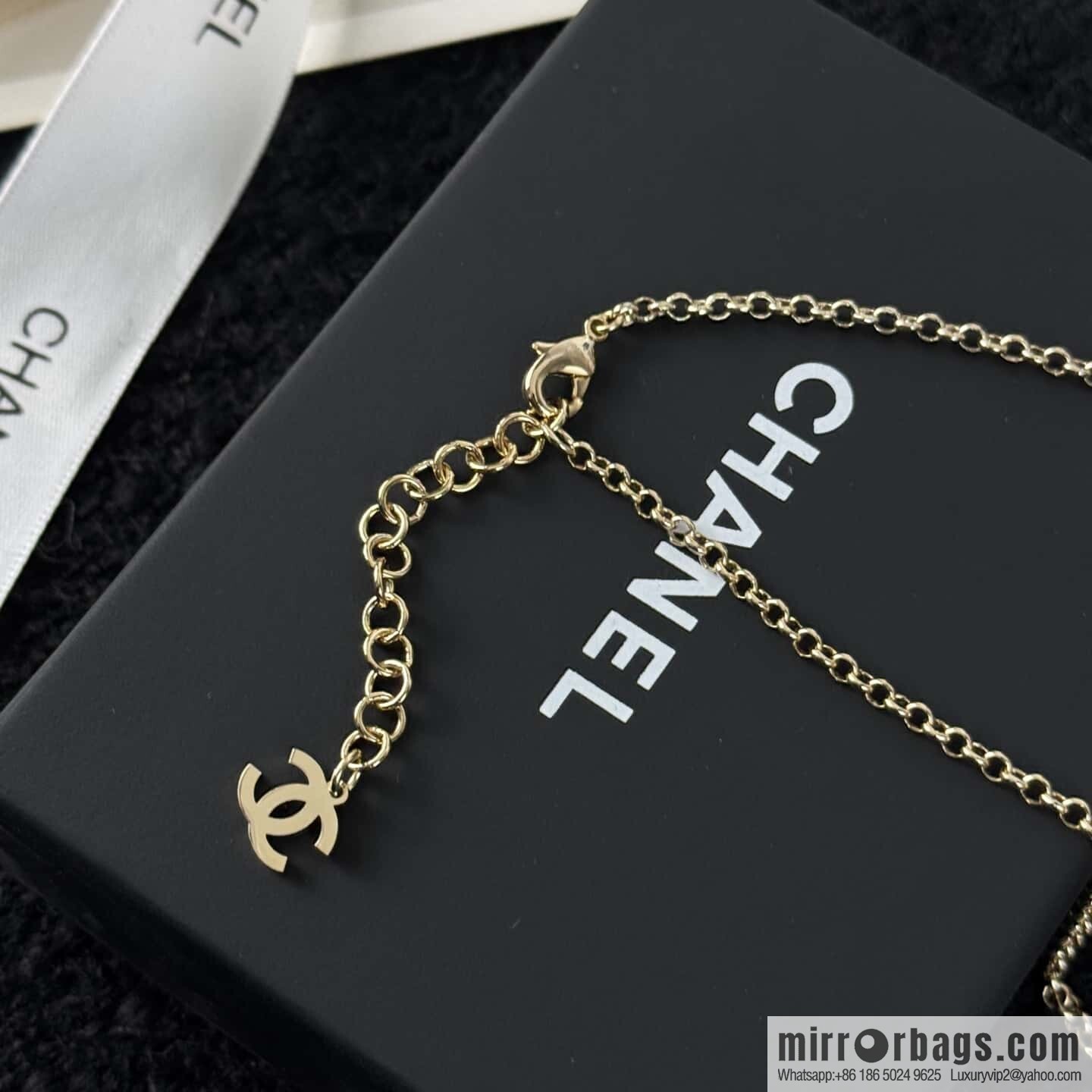 ❗️New ❗️ ☀️ New ☑️ Chanel Double C Full Diamond Necklace ☀️