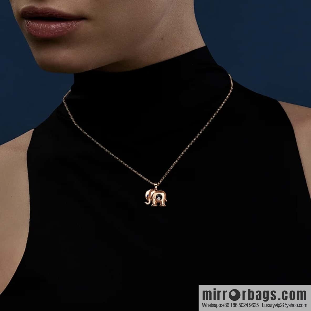 ❗️New ❗️ Chopard Happy Diamonds Baby Elephant Necklace
