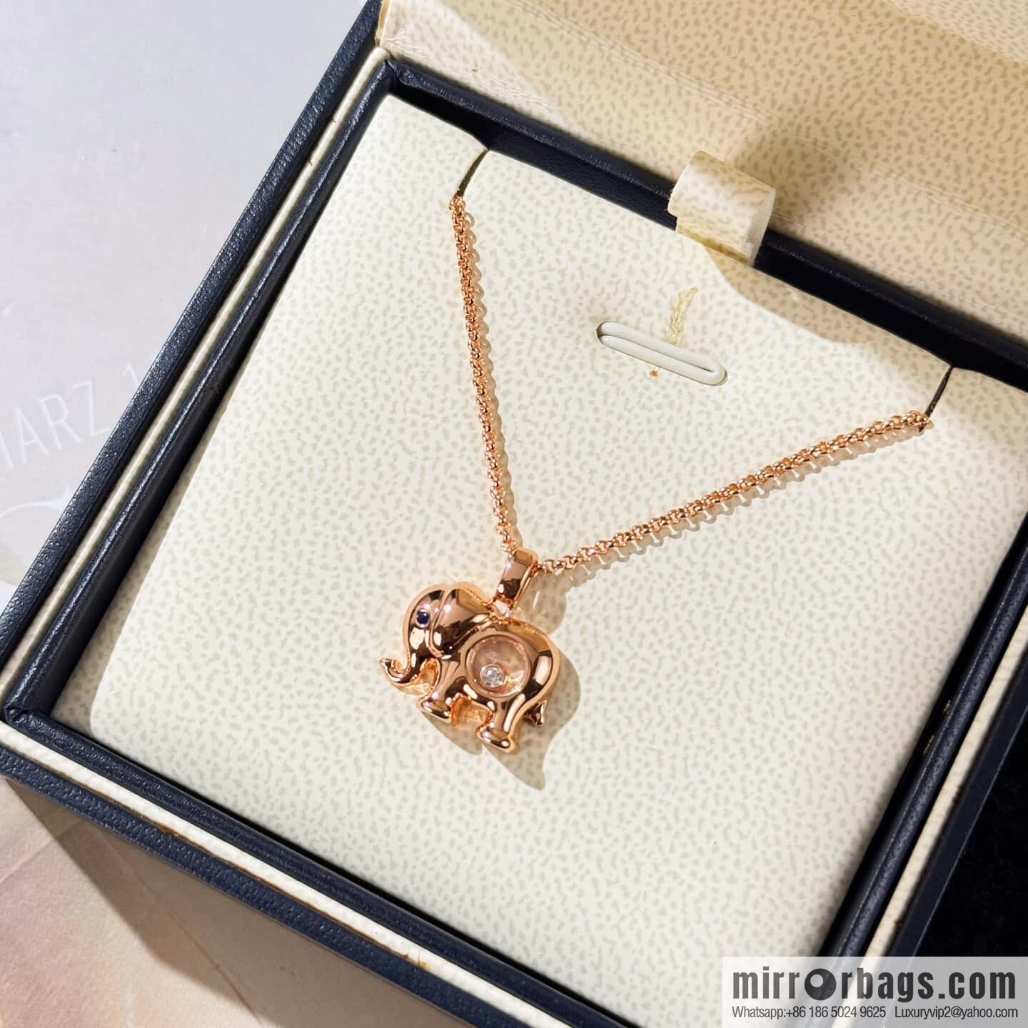 ❗️New ❗️ Chopard Happy Diamonds Baby Elephant Necklace