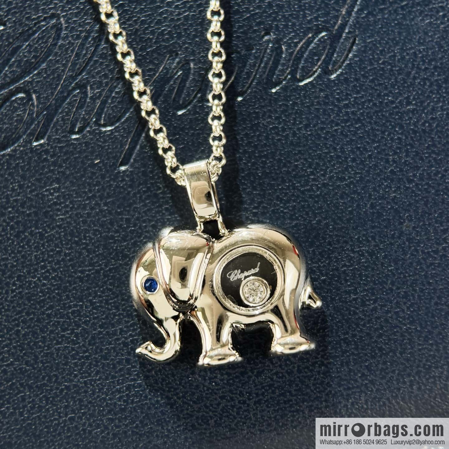 ❗️New ❗️ Chopard Happy Diamonds Baby Elephant Necklace