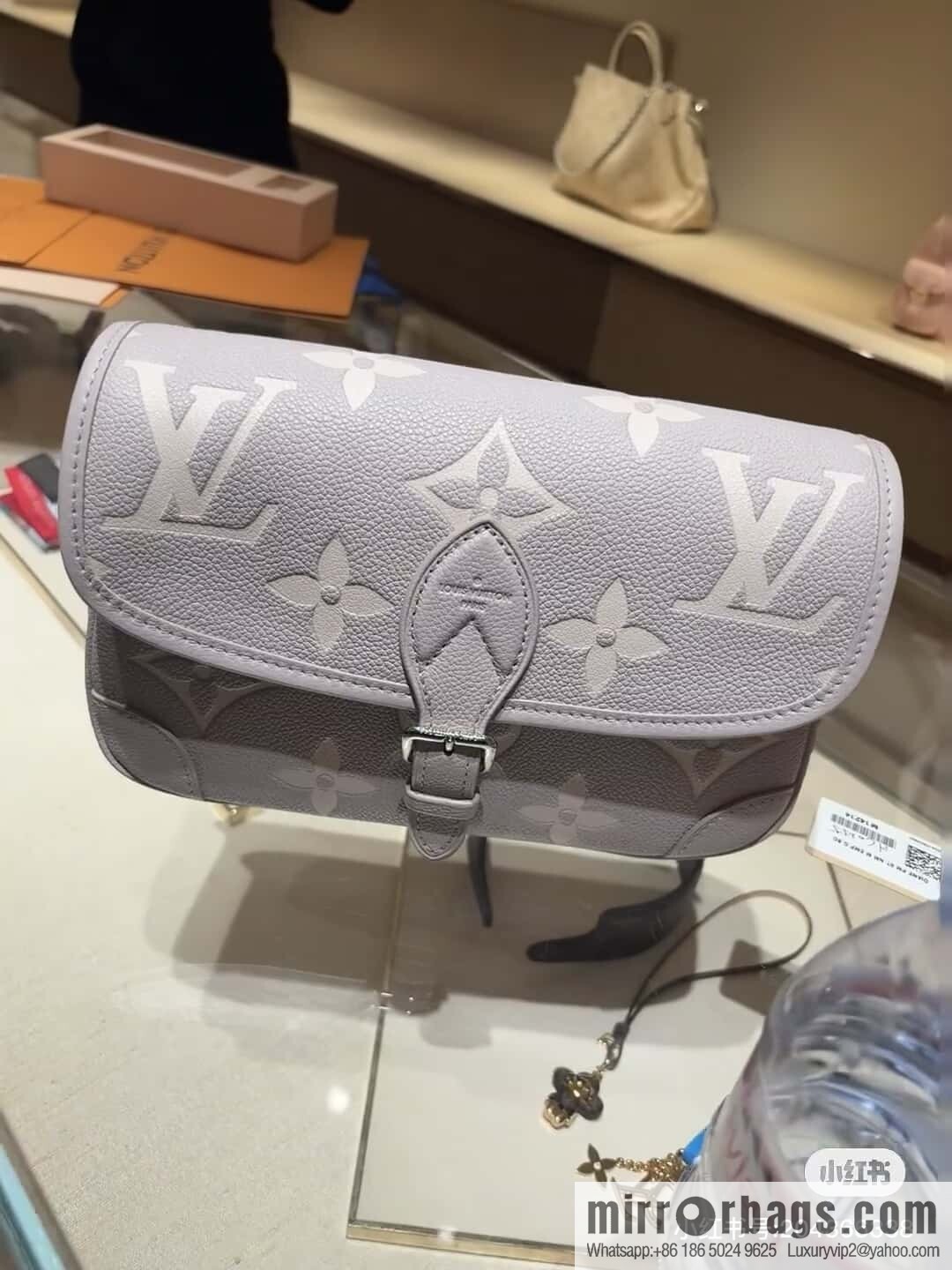 [Original order boutique] M14214 taro purple, full picofarad stick bag Diane handbag M46386