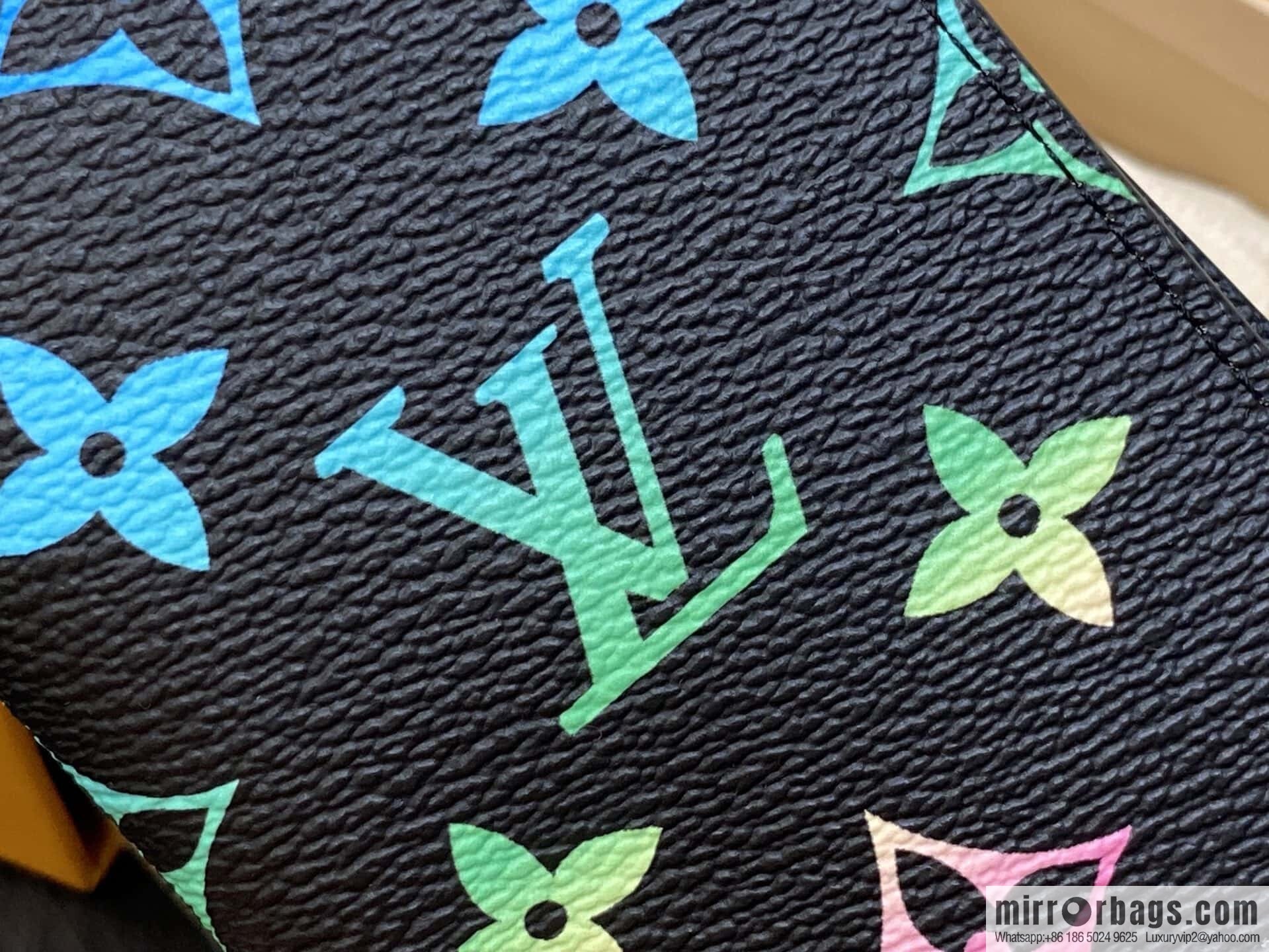 [Original single boutique] M14134 black gradual change card bag pocket wallet, pocket wallet