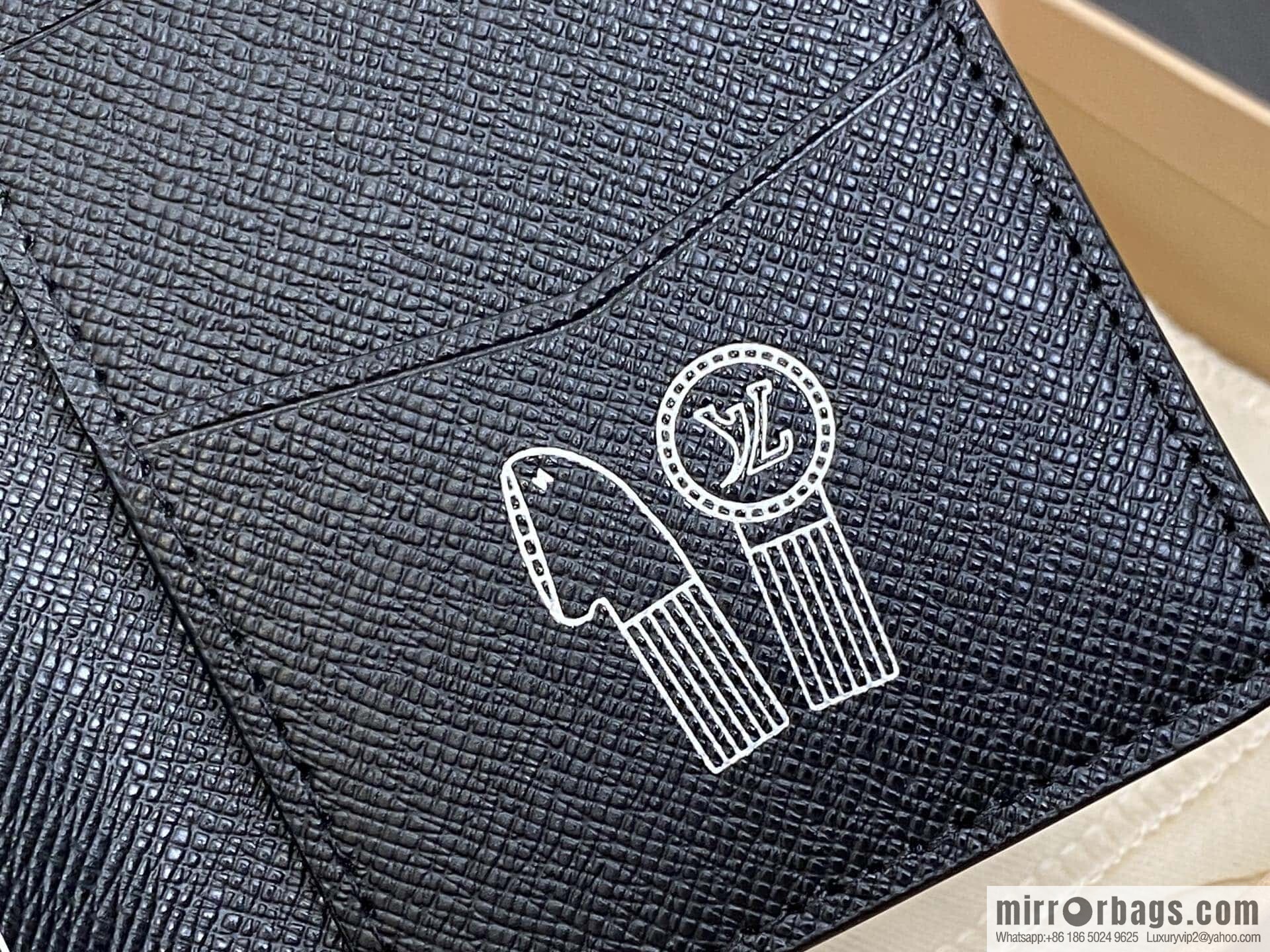 [Original single boutique] M14134 black gradual change card bag pocket wallet, pocket wallet