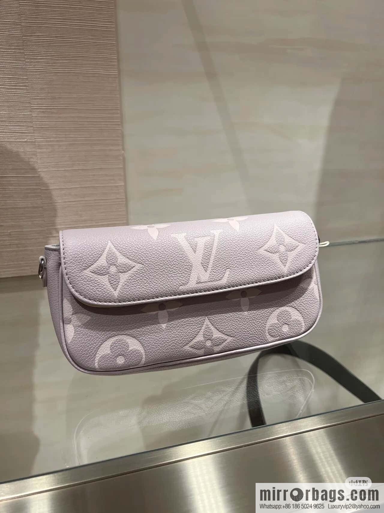 [Original order boutique] M14225 taro purple, full leather chain armpit bag WALLET ON CHAIN IVY handbag