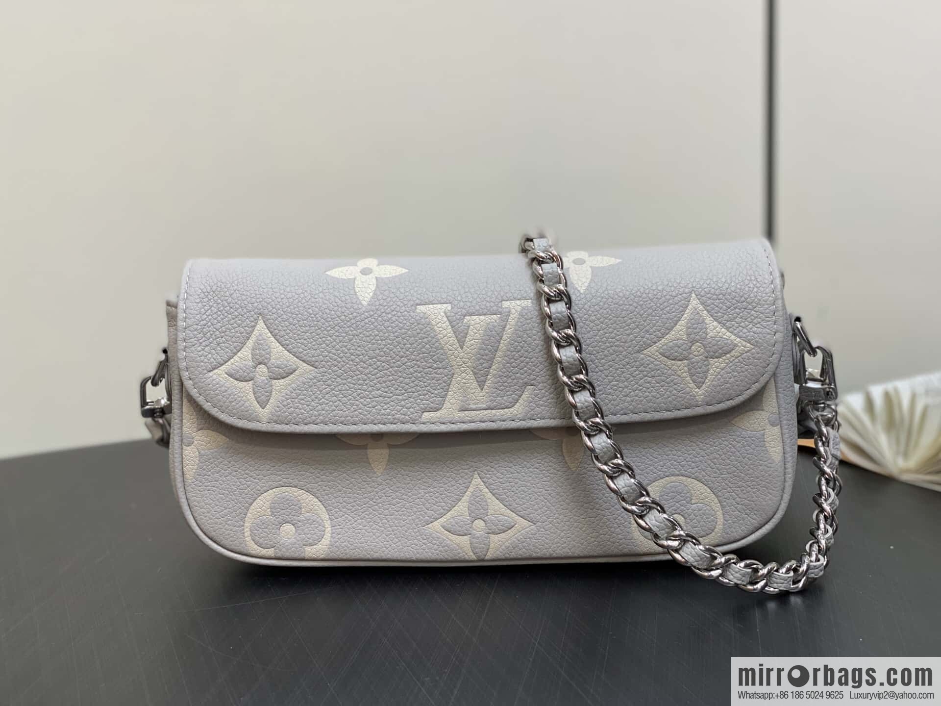 [Original order boutique] M14225 taro purple, full leather chain armpit bag WALLET ON CHAIN IVY handbag