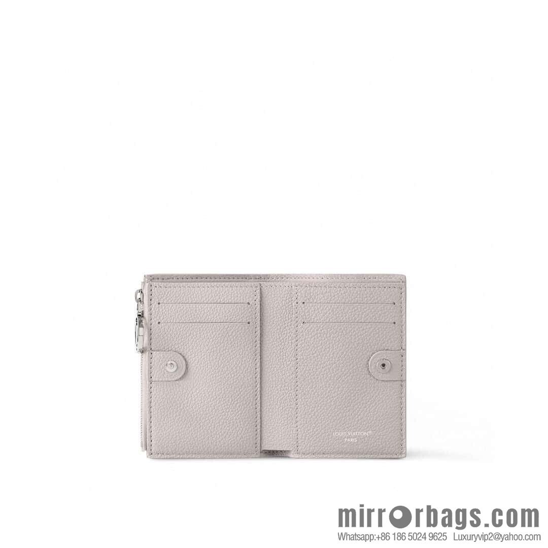 [Original order boutique] M13797 mashed taro purple (silk screen printing) full leather 20% off wallet Lisa wallet