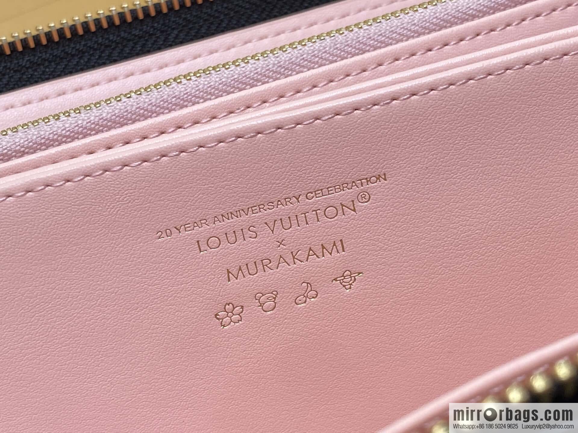 [Original order boutique] M12152 black silk screen printing, full leather silk screen printing single zipper wallet Zippy zipper wallet