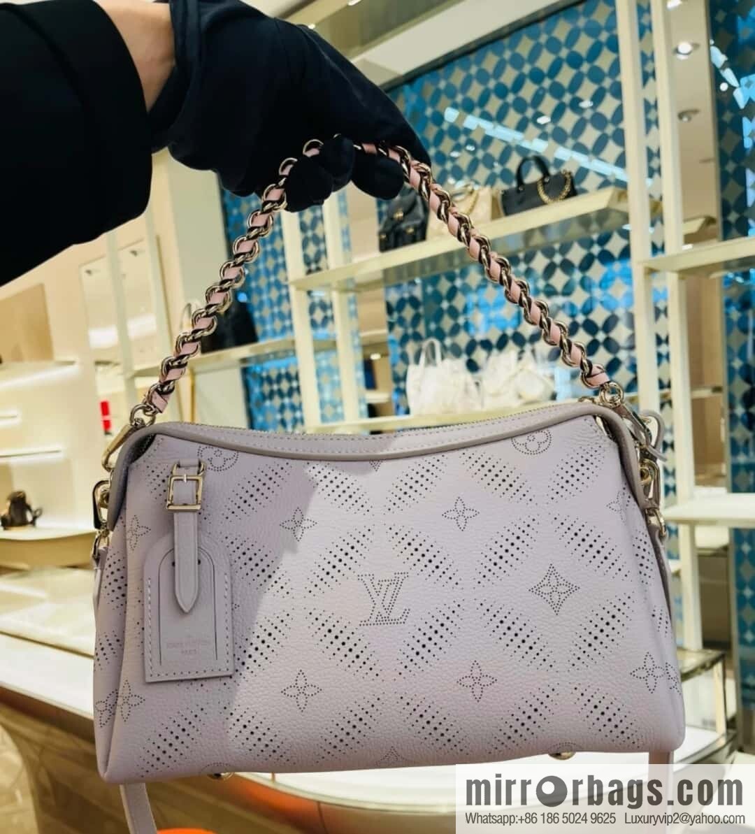 [Premium‑quality] M13157 taro purple, full leather hollow chain bag Hand It All small handbag