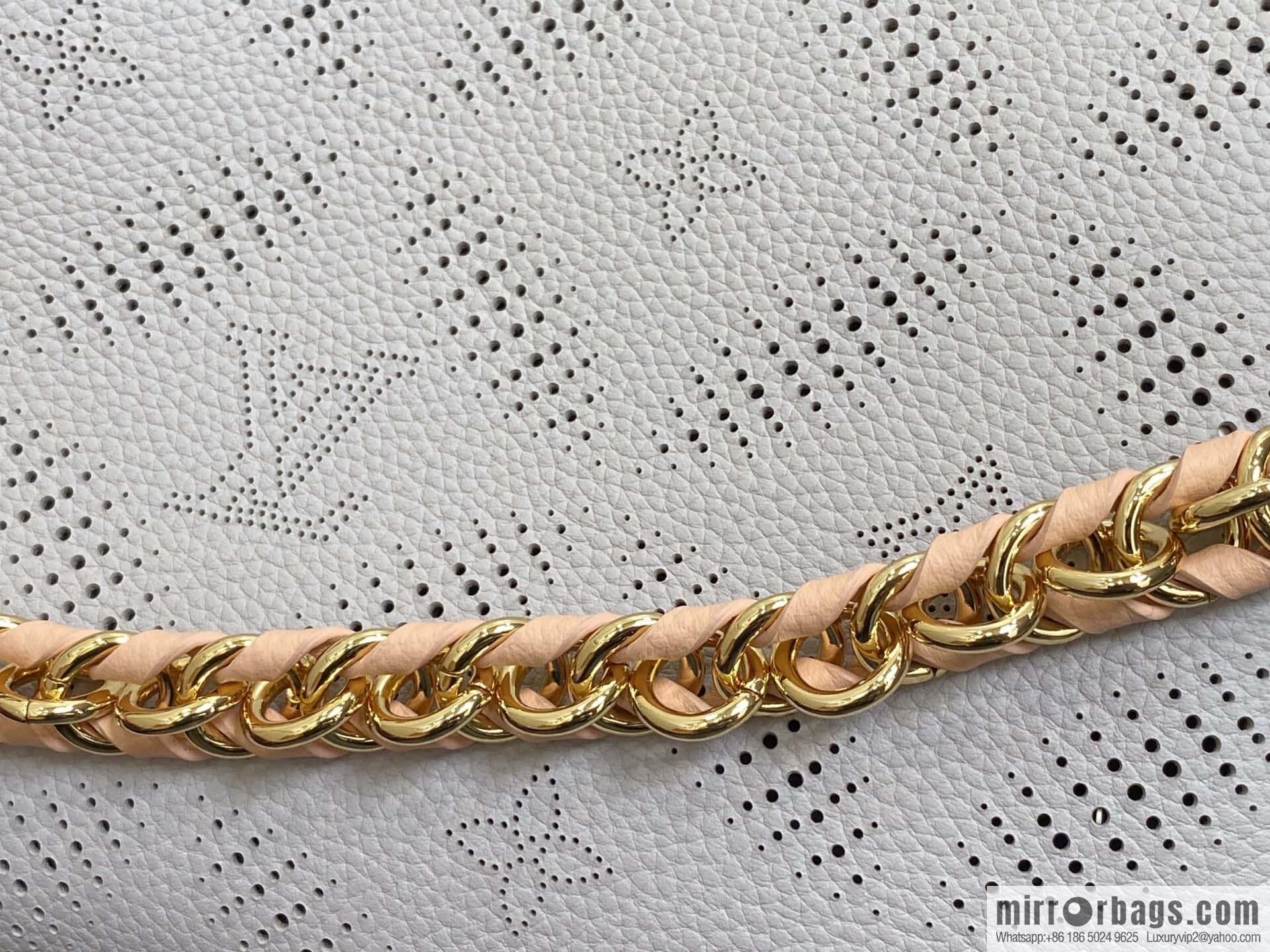 [Original single boutique] M13157 taro purple, full leather hollow chain bag Hand It All small handbag