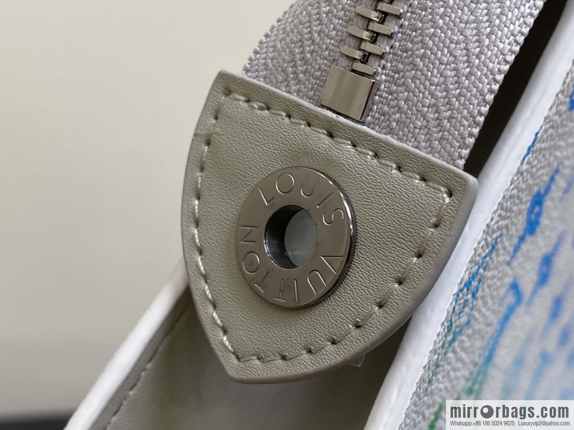 [Original order boutique] M13907 white gradual change handbag clutch bag POCHETTE VOYAGE medium handbag