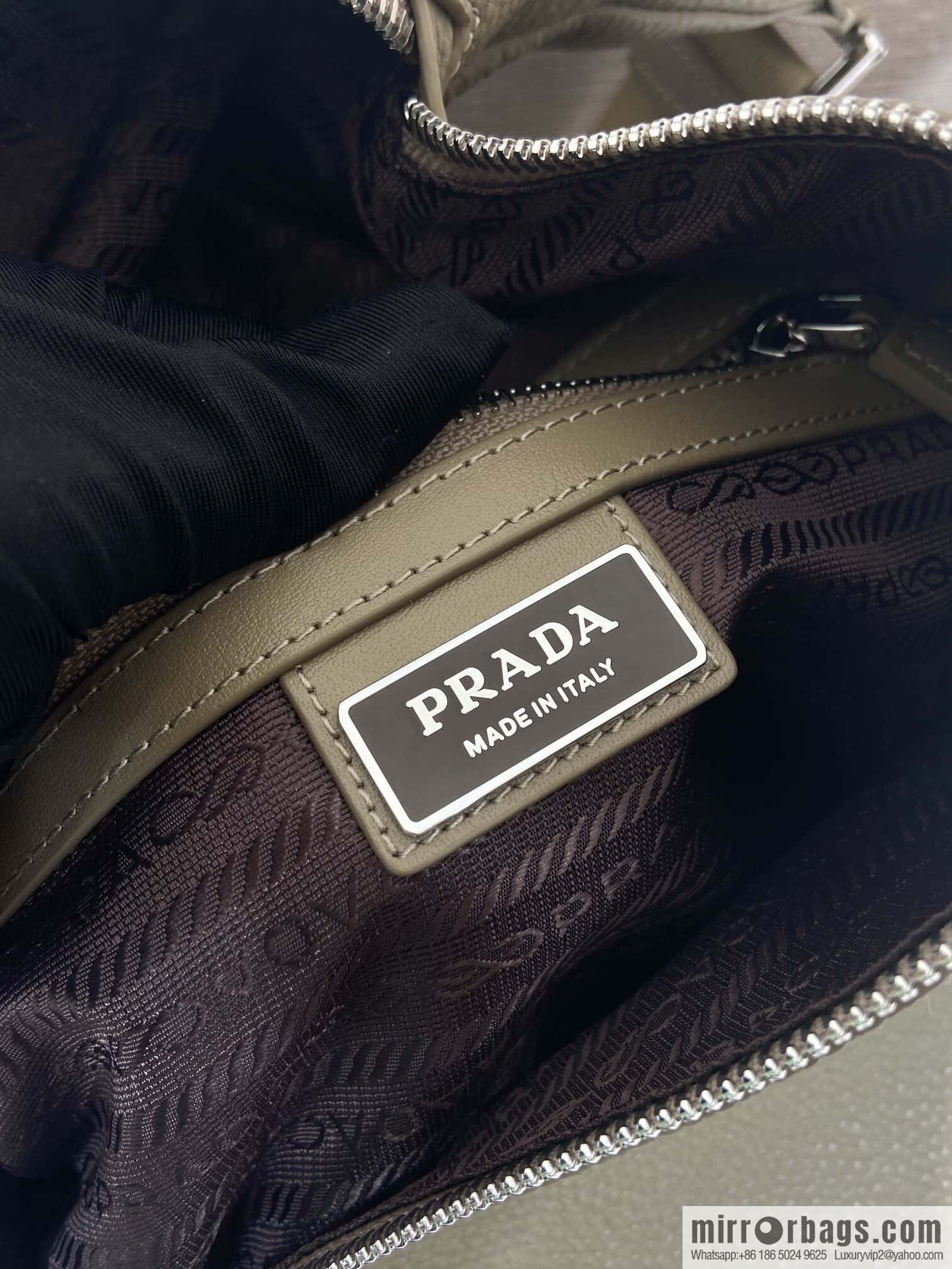 PRADA 🎉 new breast bag 🎉 2VZ092A full leather 🎉 gray