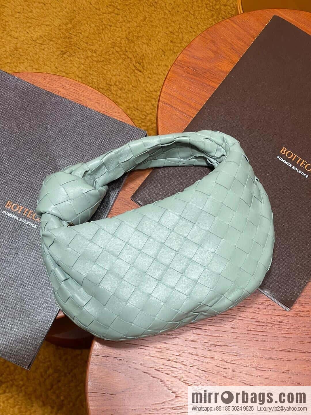 BV MINI JODIE 651876 Sage Green