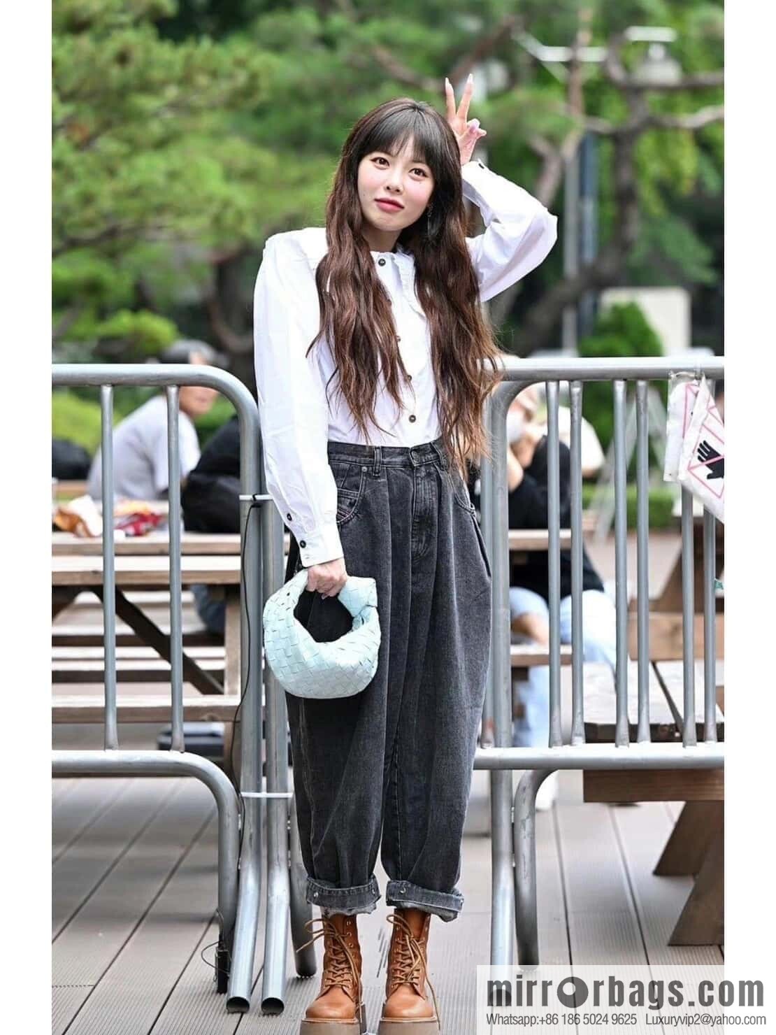 BV MINI JODIE 651876 teal blue