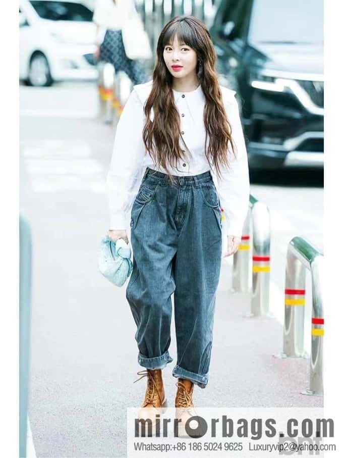 BV MINI JODIE 651876 teal blue