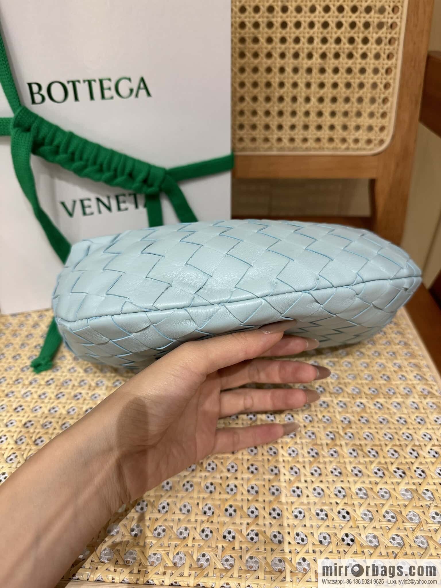 BV MINI JODIE 651876 teal blue