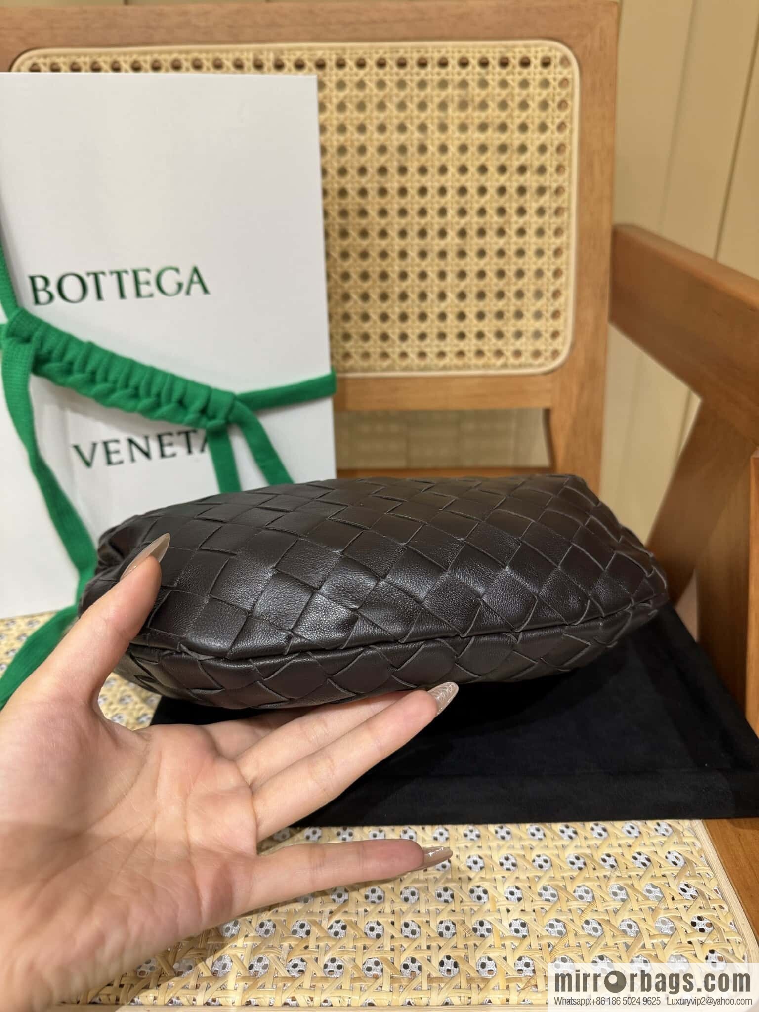 BV MINI JODIE 651876 Chocolate Brown