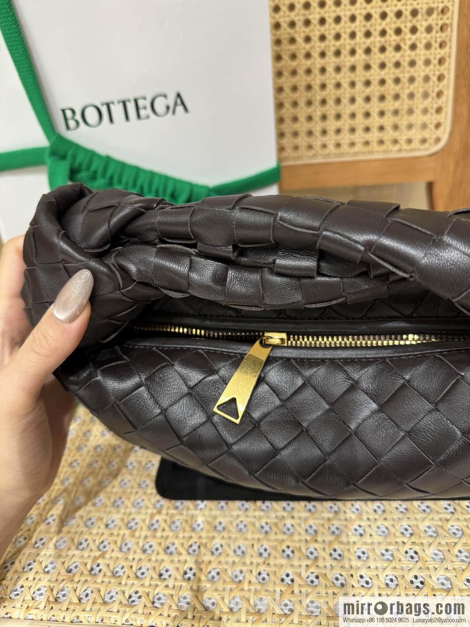 BV MINI JODIE 651876 Chocolate Brown
