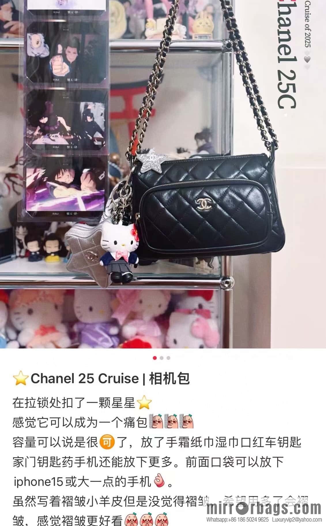 𝐂𝐡𝐚𝐧𝐞𝐥 𝟐𝟓𝐜 early spring new models, camera bag, black gold 🥂 AP4349