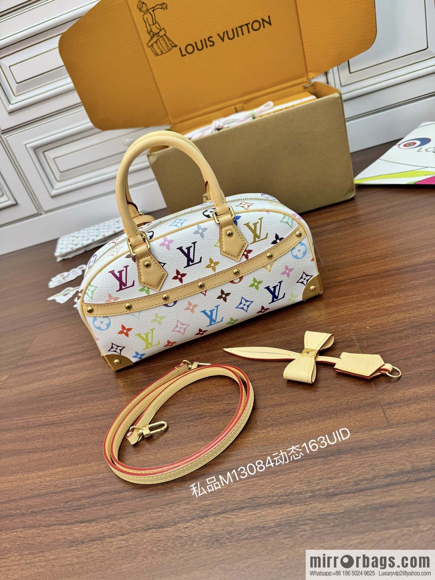 LV M13084 LV x TM Handbag East West