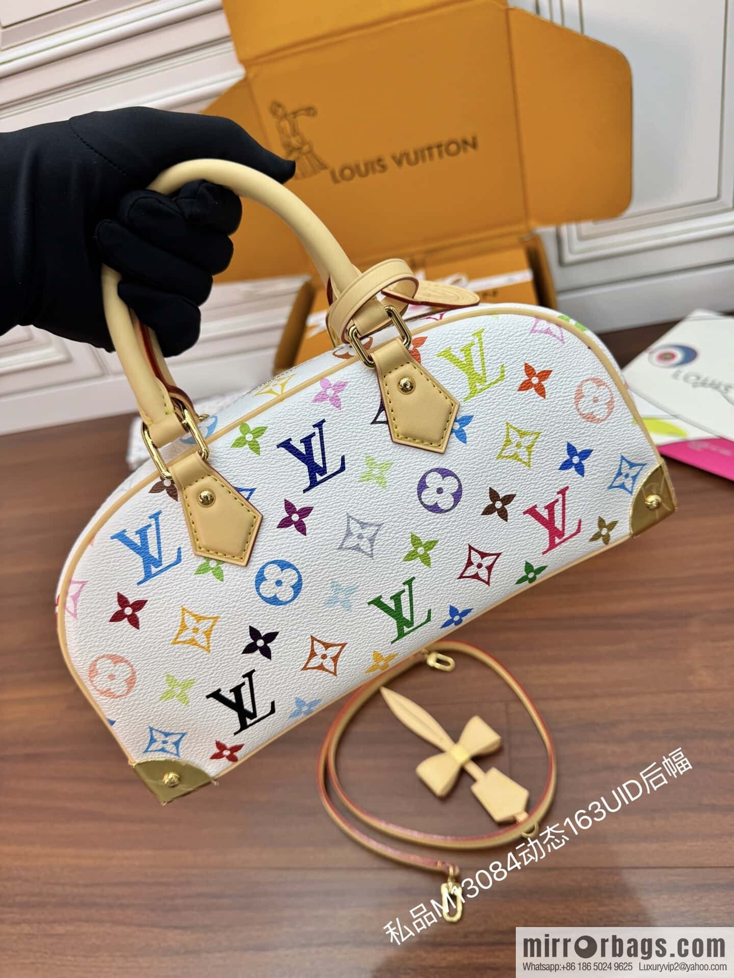 LV M13084 LV x TM Handbag East West