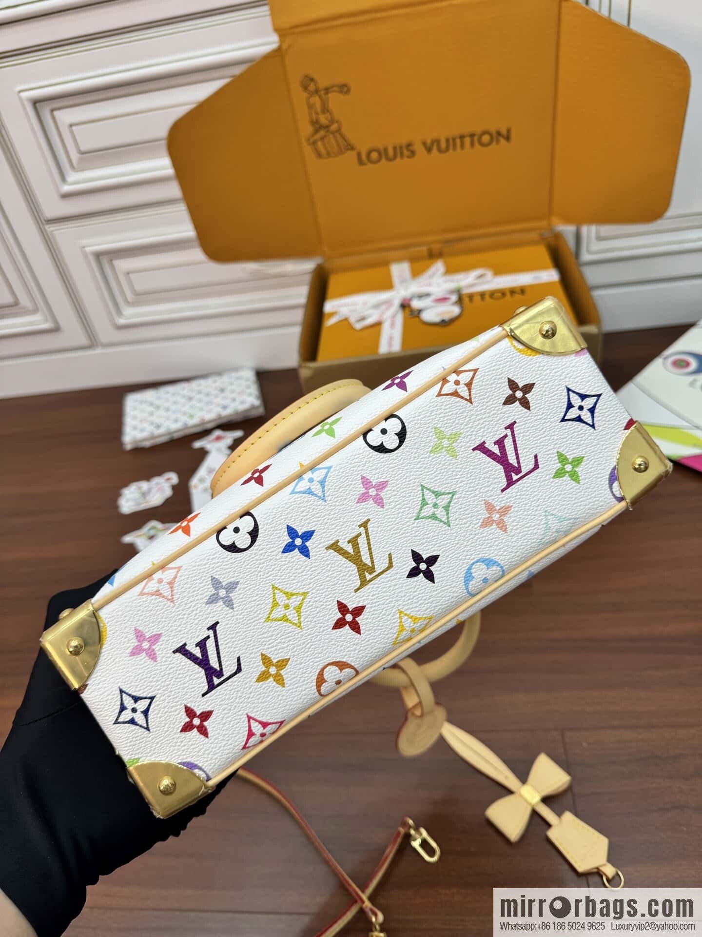 LV M13084 LV x TM Handbag East West