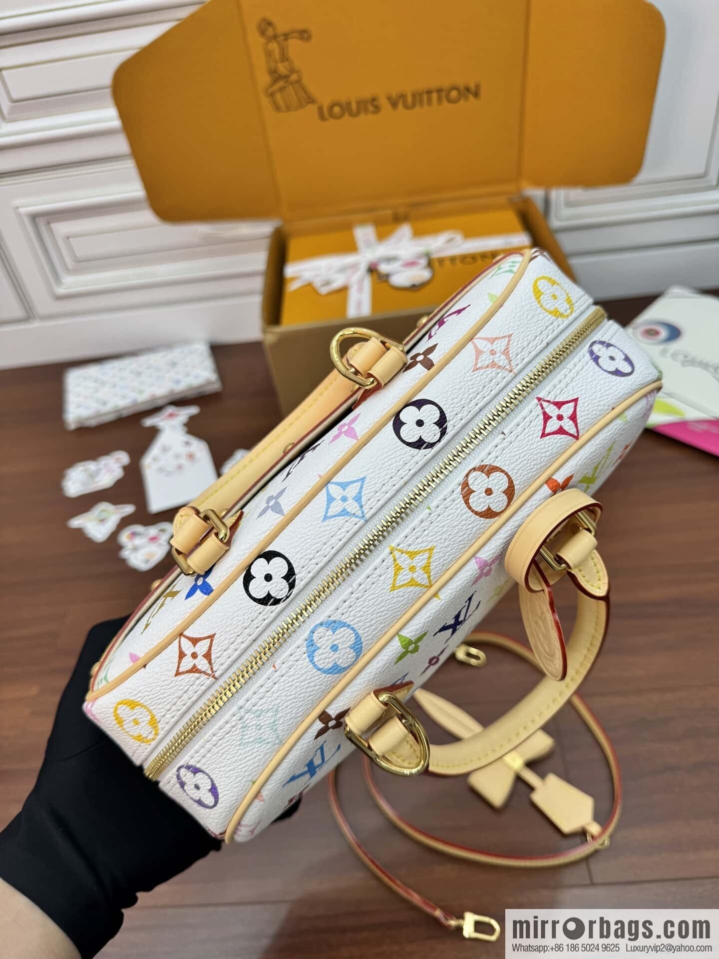 LV M13084 LV x TM Handbag East West