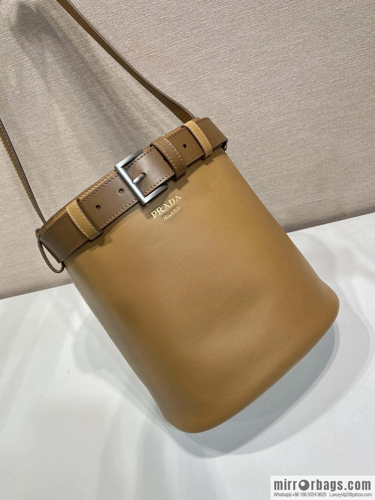 PRADA 🎉 new bucket bag 🎉 1BE085 🎉🎉 brown