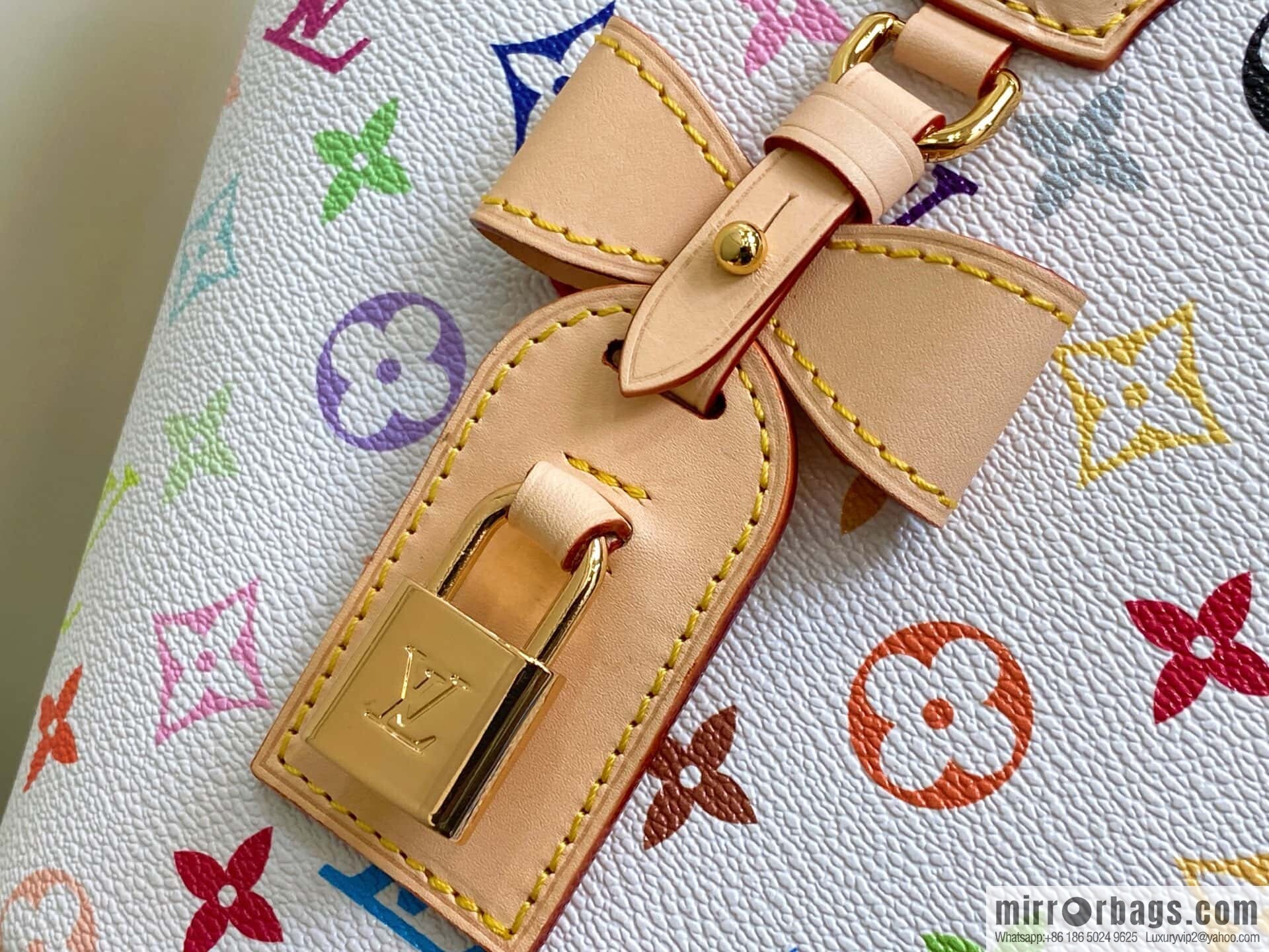 [Boutique‑grade] M14680 white color, bucket bag Rivage BB handbag 2025 spring and summer show