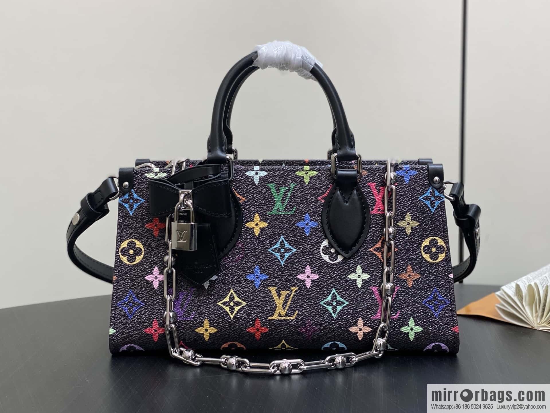 [Original order boutique] M13260 black color, square bag chain bag LV X TM ONTHEGO EAST WEST CHAIN handbag