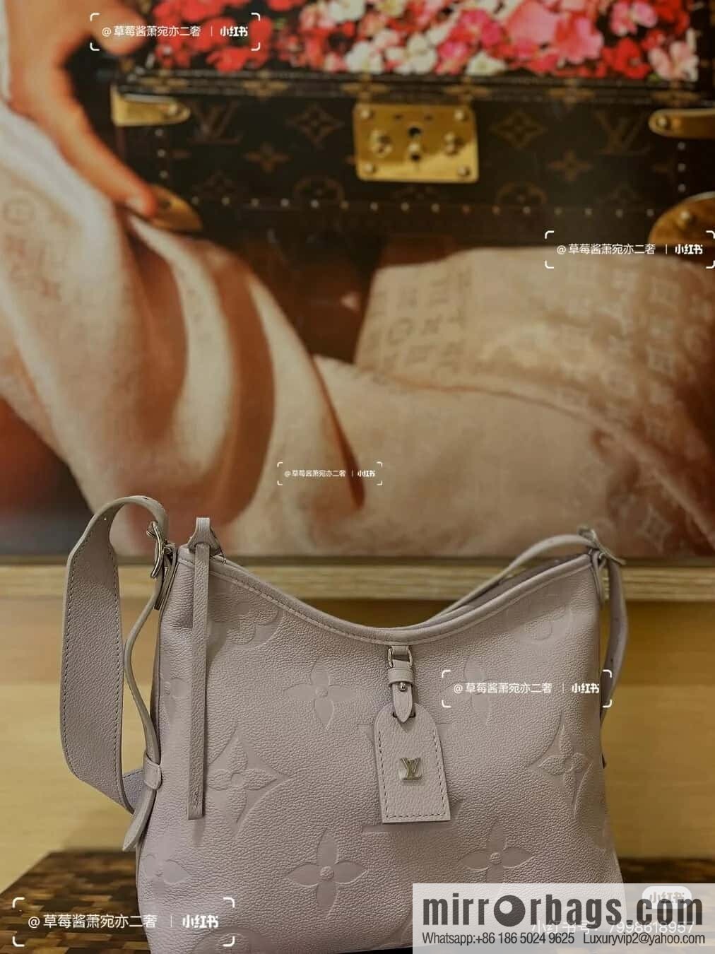 [Boutique‑grade] M12917 light gray, taro purple, full leather shopping bag CarryAll small handbag