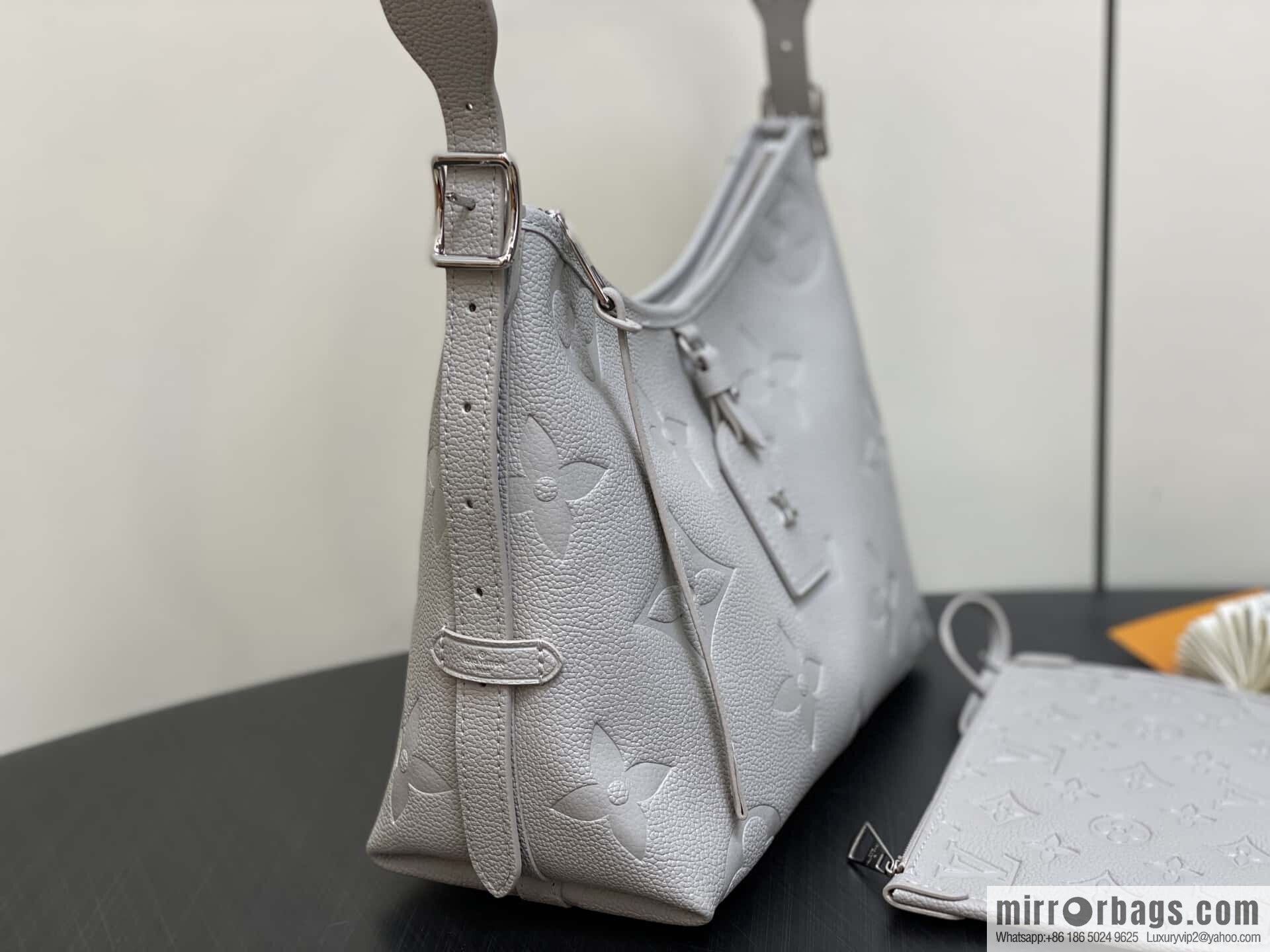 [Boutique‑grade] M12917 light gray, taro purple, full leather shopping bag CarryAll small handbag