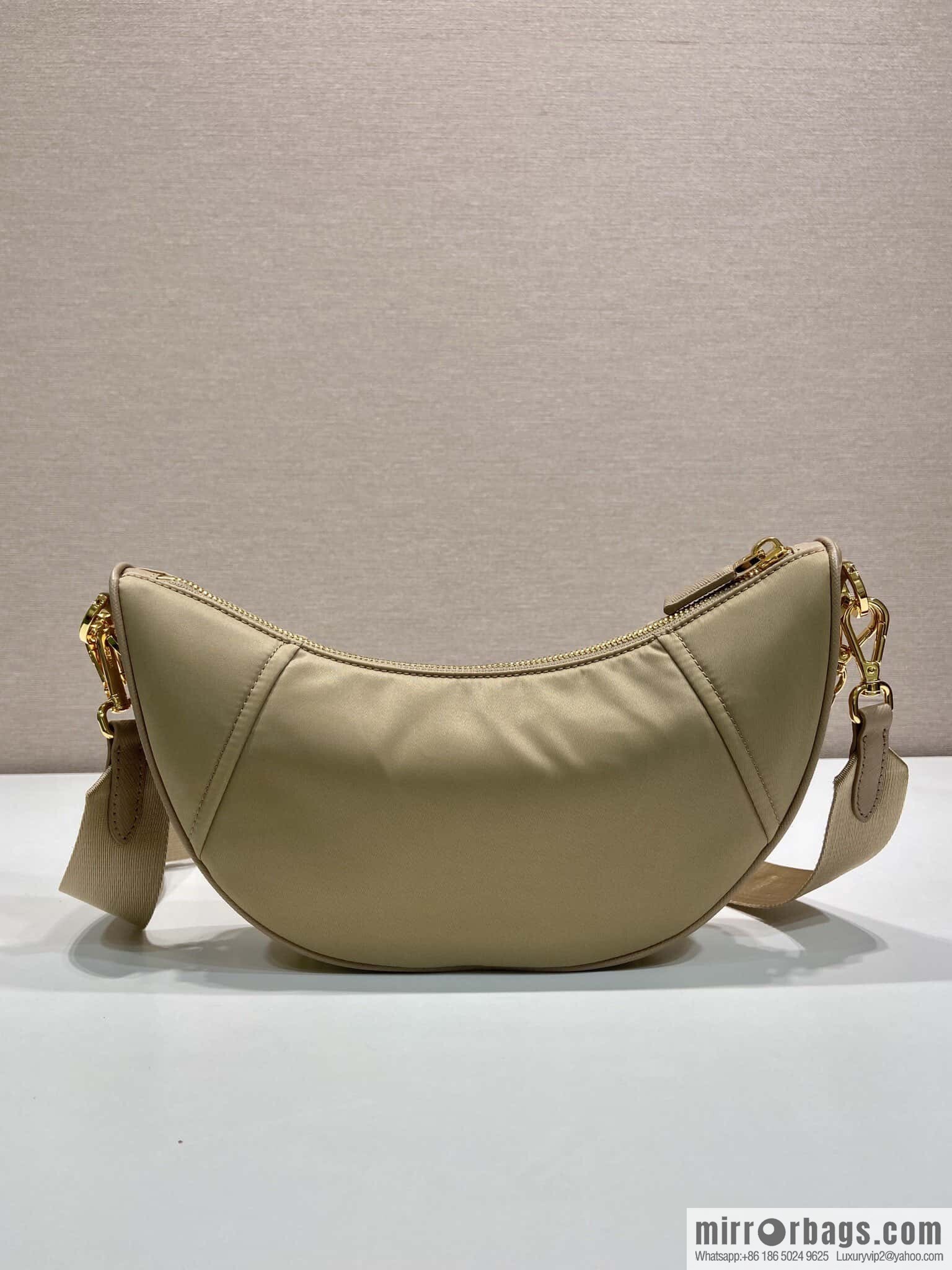 PRADA 🎉 new crescent bag 🎉 1BH222 multifunctional 🎉🎉 apricot