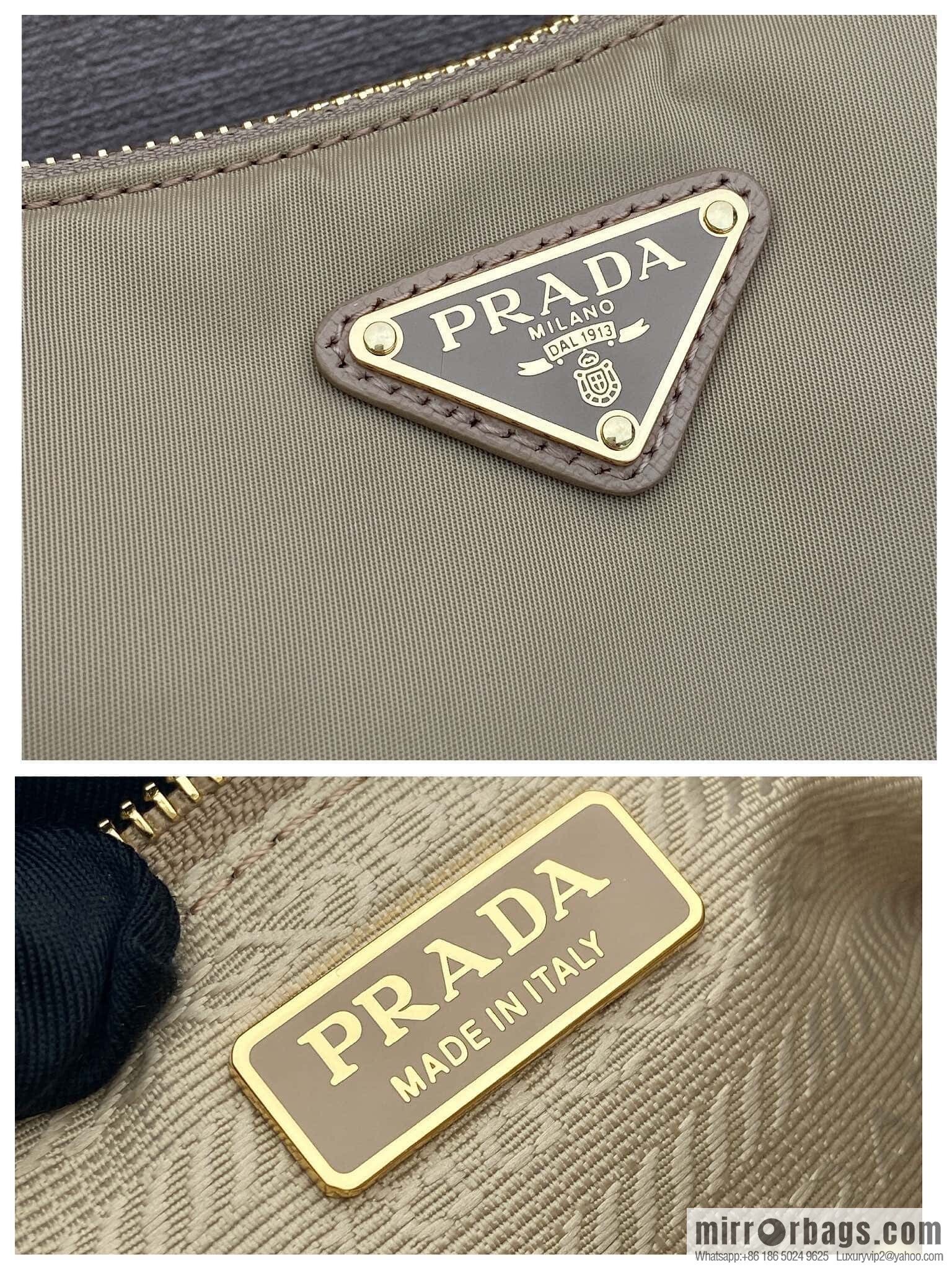 PRADA 🎉 new crescent bag 🎉 1BH222 multifunctional 🎉🎉 apricot
